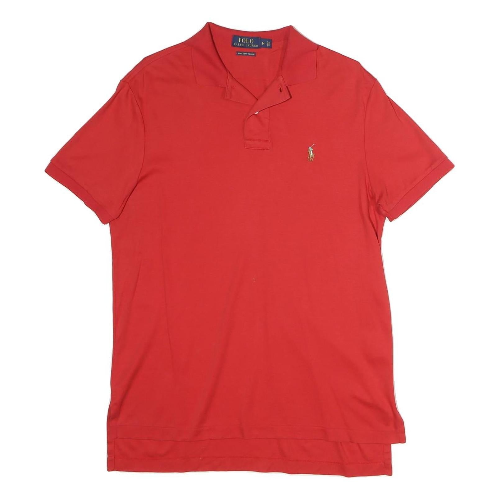 Buy POLO RALPH LAUREN Mens Red Short Sleeve Plain M Cotton Polo Shirt Refurbished - $29.89 POLO RALPH LAUREN Mens Red Short Sleeve Plain M Cotton Polo Shirt Refurbished - N/A refurbished available on Cerqular