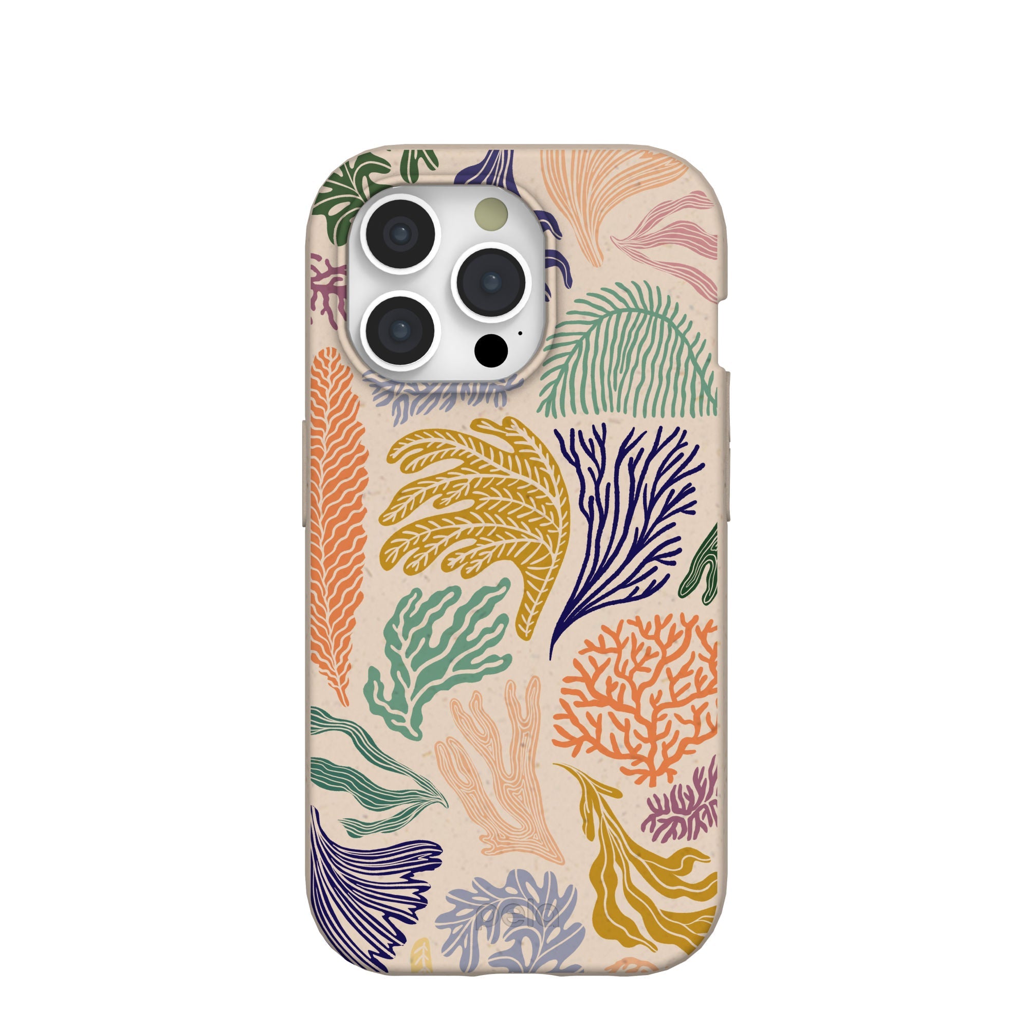 Seashell Coral Dreams iPhone 15 Pro Case Refurbished - Pela Case refurbished available on Cerqular