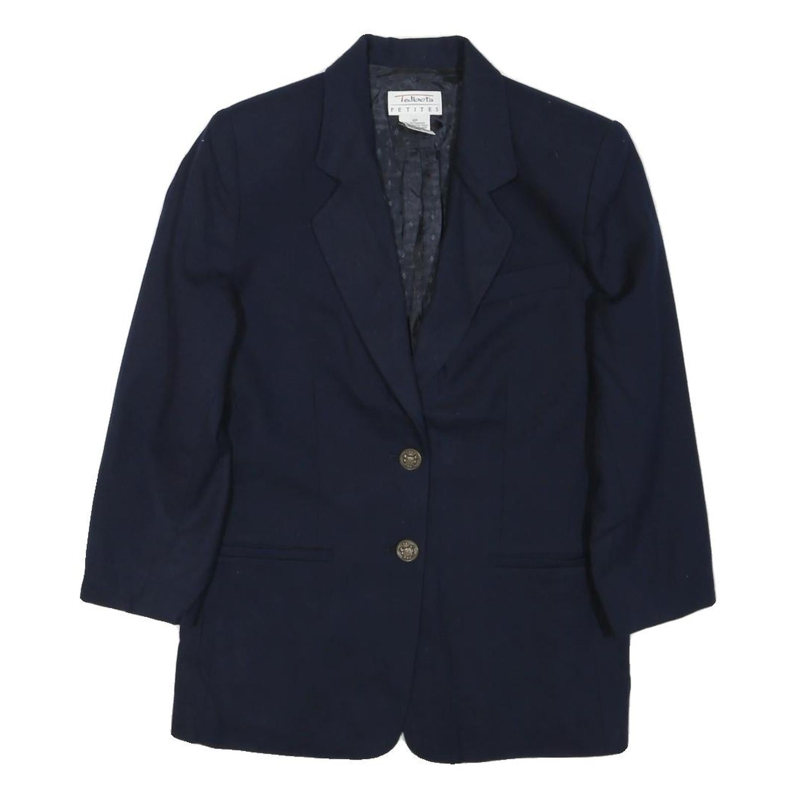Buy TALBOTS Womens Navy Blue Classic Jacket M Cotton Blend Button Front Formal Refurbished - $62.39 TALBOTS Womens Navy Blue Classic Jacket M Cotton Blend Button Front Formal Refurbished - N/A refurbished available on Cerqular