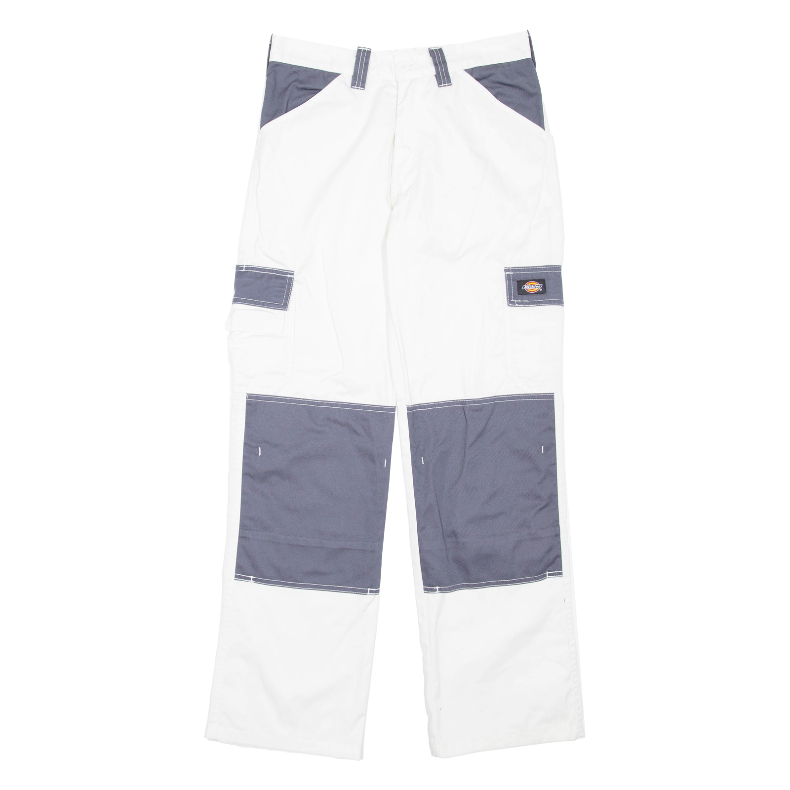 DICKIES Cargo Womens Trousers White Regular Straight W28 L30 Refurbished - N/A refurbished available on Cerqular