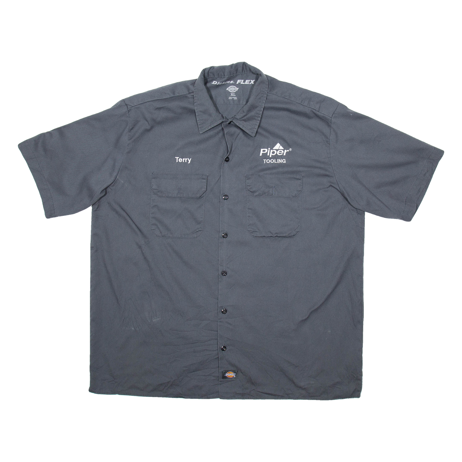 DICKIES Mens Worker Shirt Grey XL Refurbished - N/A refurbished available on Cerqular