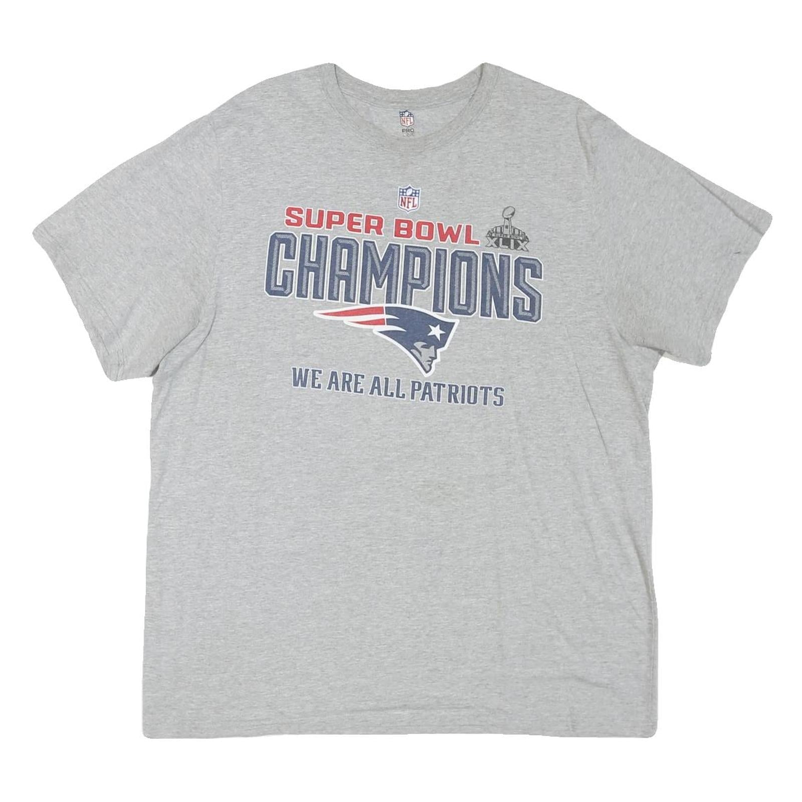 Buy NFL Mens Grey Super Bowl Champions T-Shirt XL Short Sleeve Crew Neck Cotton Refurbished - $23.39 NFL Mens Grey Super Bowl Champions T-Shirt XL Short Sleeve Crew Neck Cotton Refurbished - N/A refurbished available on Cerqular