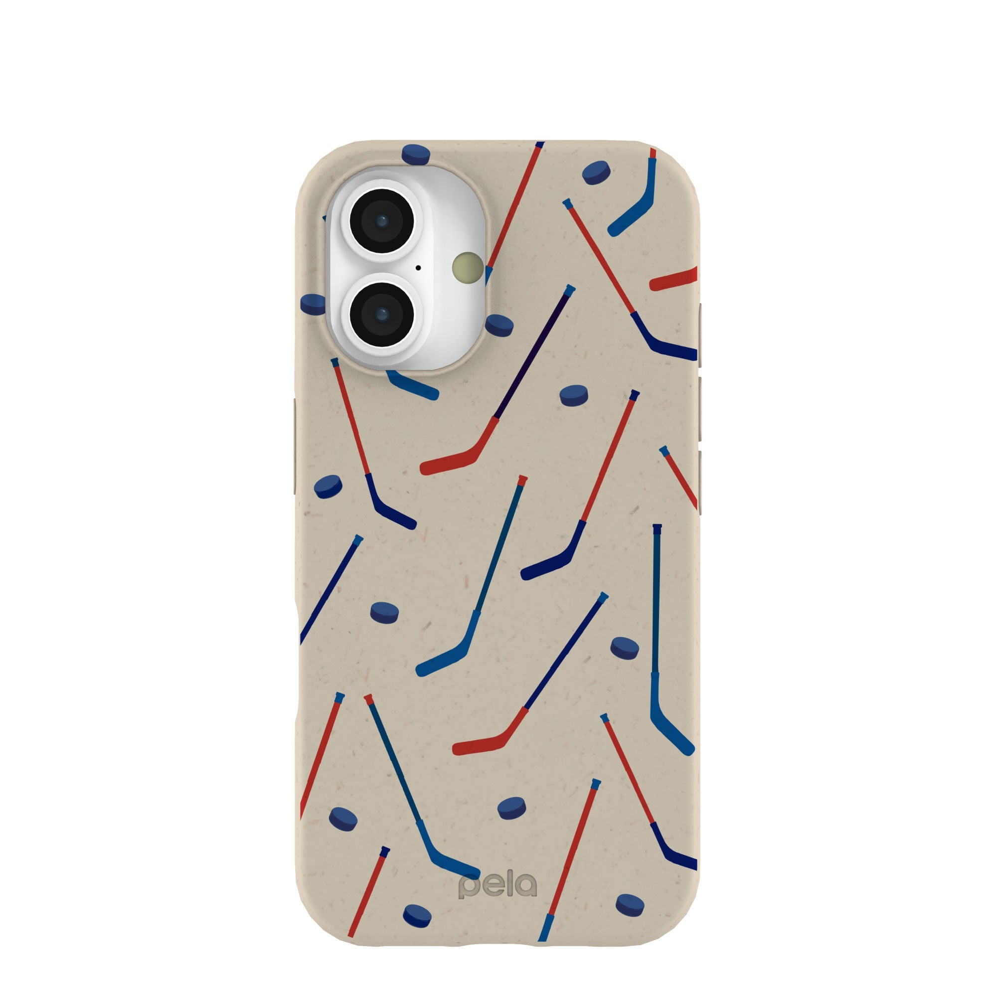 London Fog Pucks and Sticks iPhone 16 Case Refurbished - Pela Case refurbished available on Cerqular