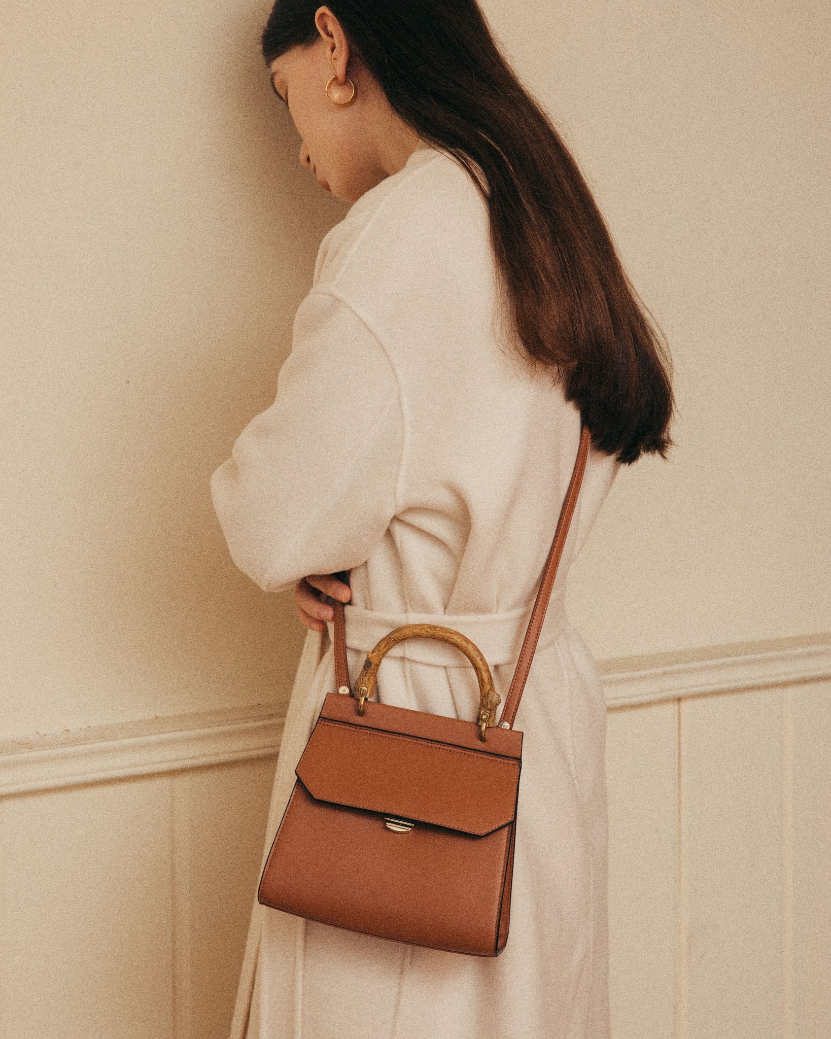 🌽 Mini Fir Corn Leather Bag | Color: Tan Refurbished - ONE (assuming it refers to the brand "ONE") refurbished available on Cerqular
