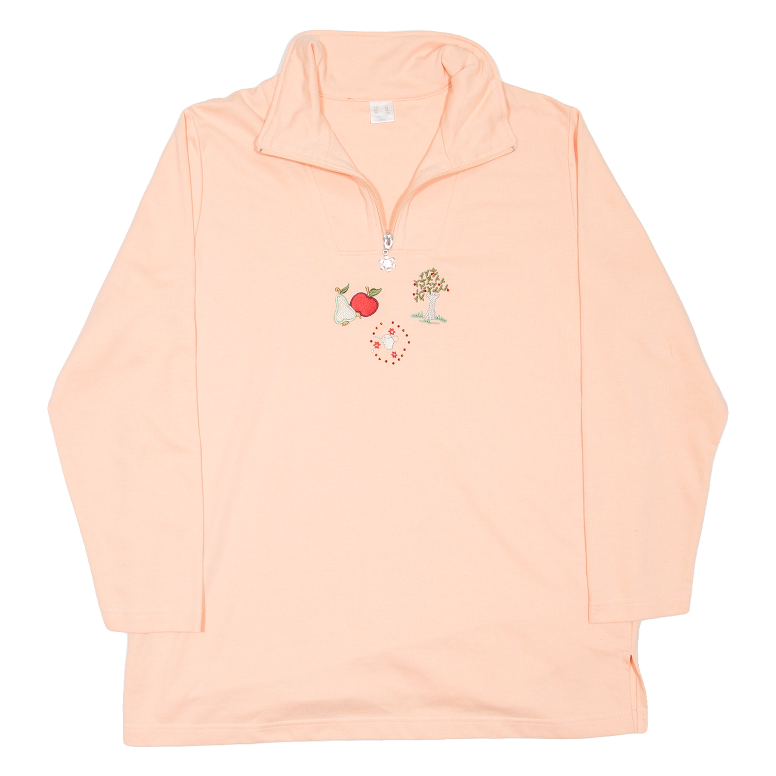 Fruit Womens Sweatshirt Pink 1/4 Zip UK 18 Refurbished - N/A refurbished available on Cerqular