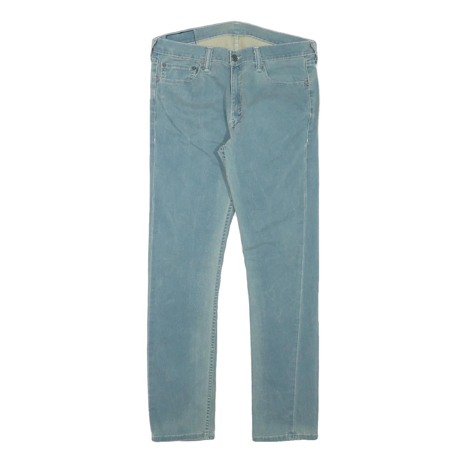 LEVI'S Mens Slim Blue Denim Light W31 L29 Zip Jeans Casual Classic Refurbished - N/A refurbished available on Cerqular
