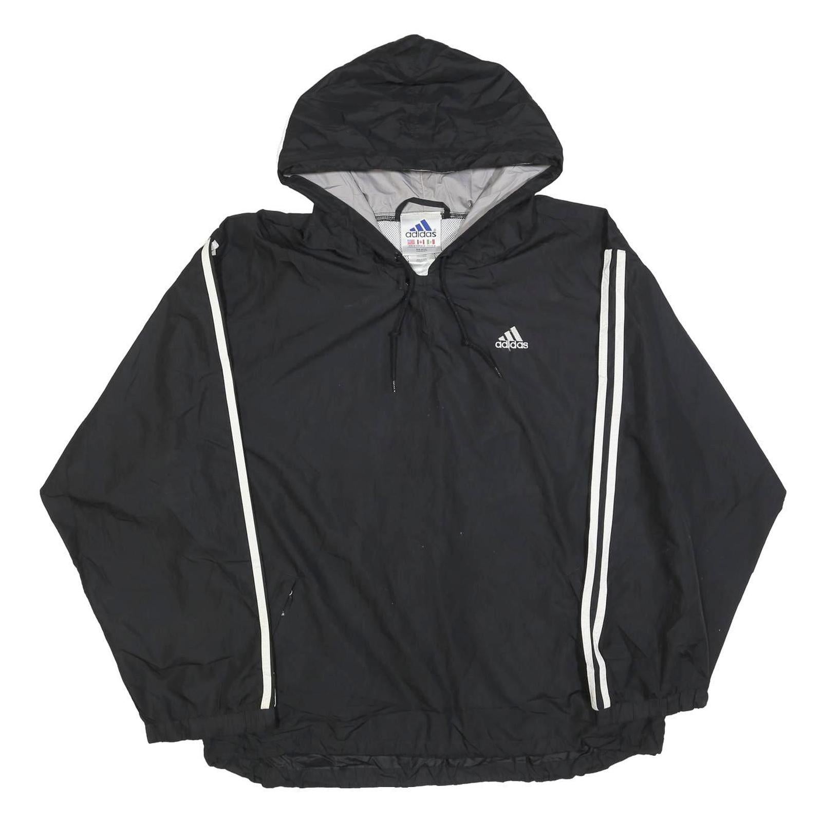 Buy ADIDAS Mens Black White Hooded Jacket M Polyester Blend Zip Sportswear Casual Refurbished - $41.59 ADIDAS Mens Black White Hooded Jacket M Polyester Blend Zip Sportswear Casual Refurbished - N/A refurbished available on Cerqular