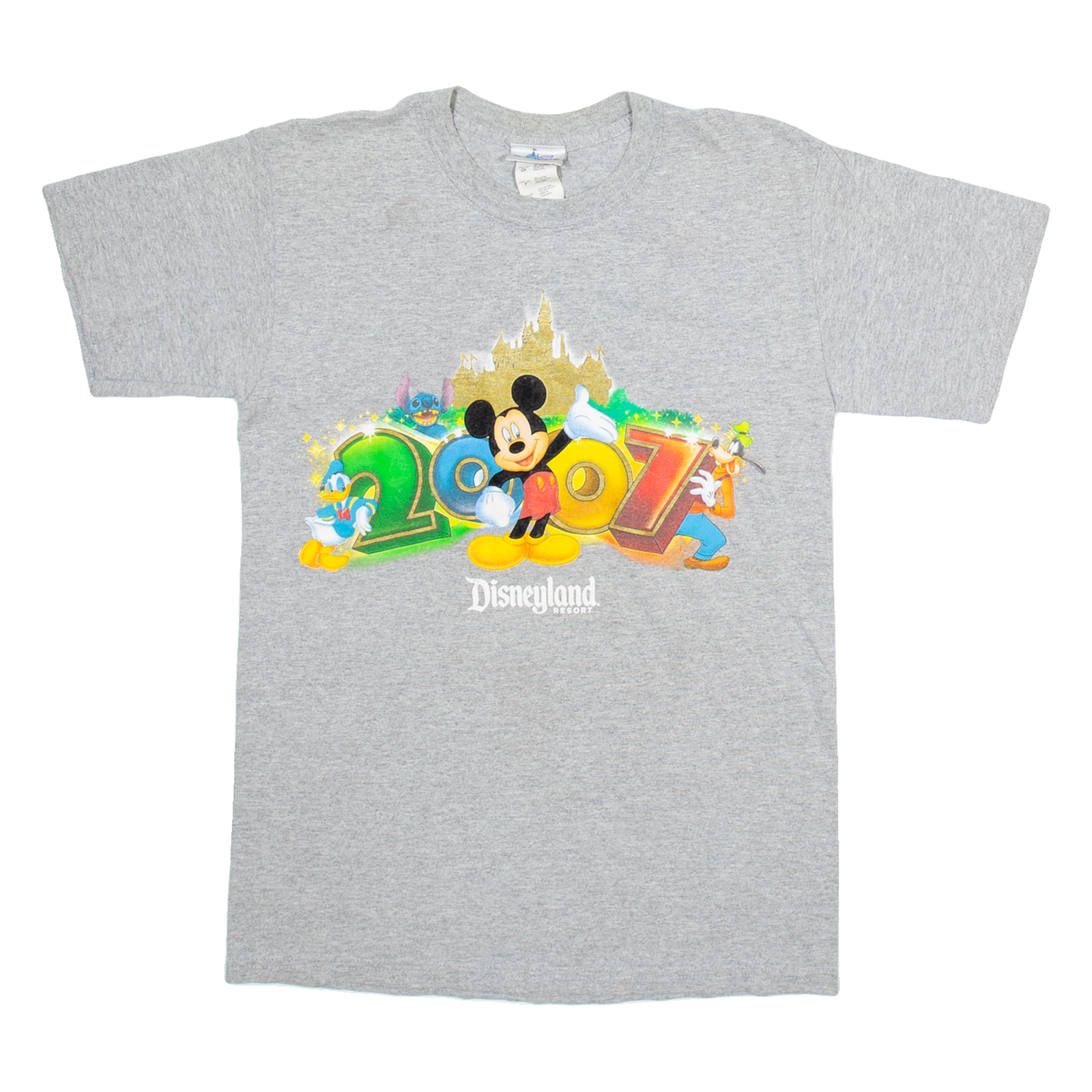 DISNEY 2007 Womens T-Shirt Grey S Refurbished - N/A refurbished available on Cerqular