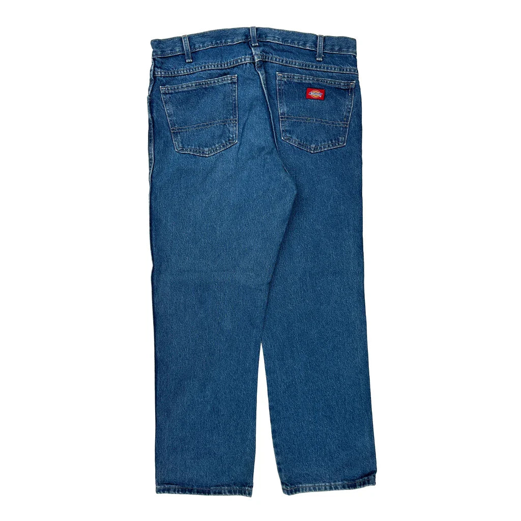 Dickies Jeans - 36W 30L Blue Cotton Refurbished - Thrifted (note: this is a term often used to describe second- refurbished available on Cerqular