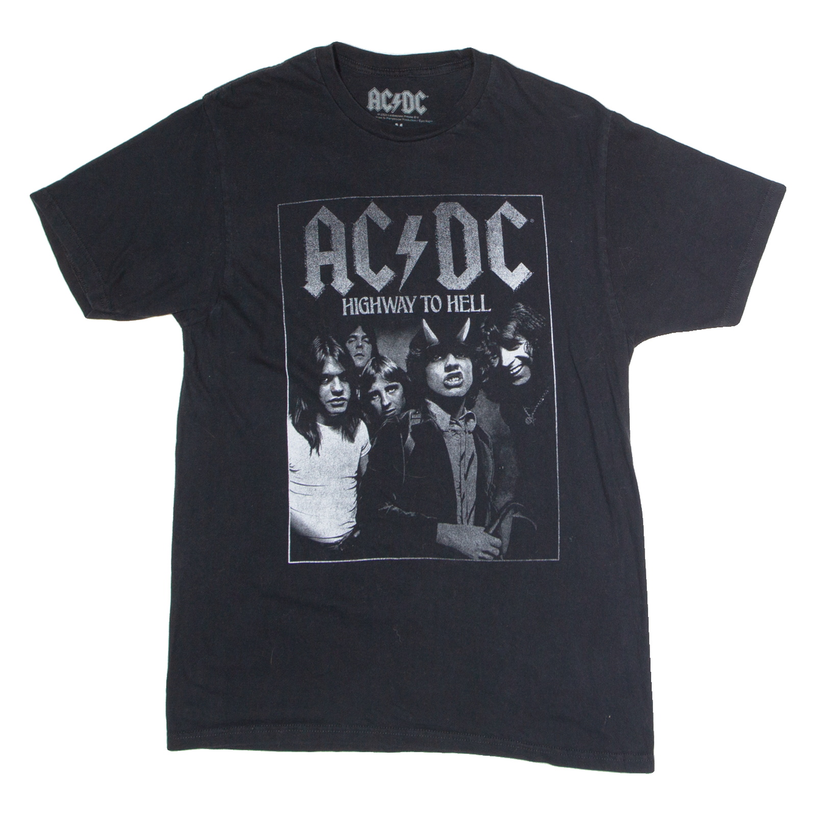 ACDC Mens Band T-Shirt Black M Refurbished - N/A refurbished available on Cerqular