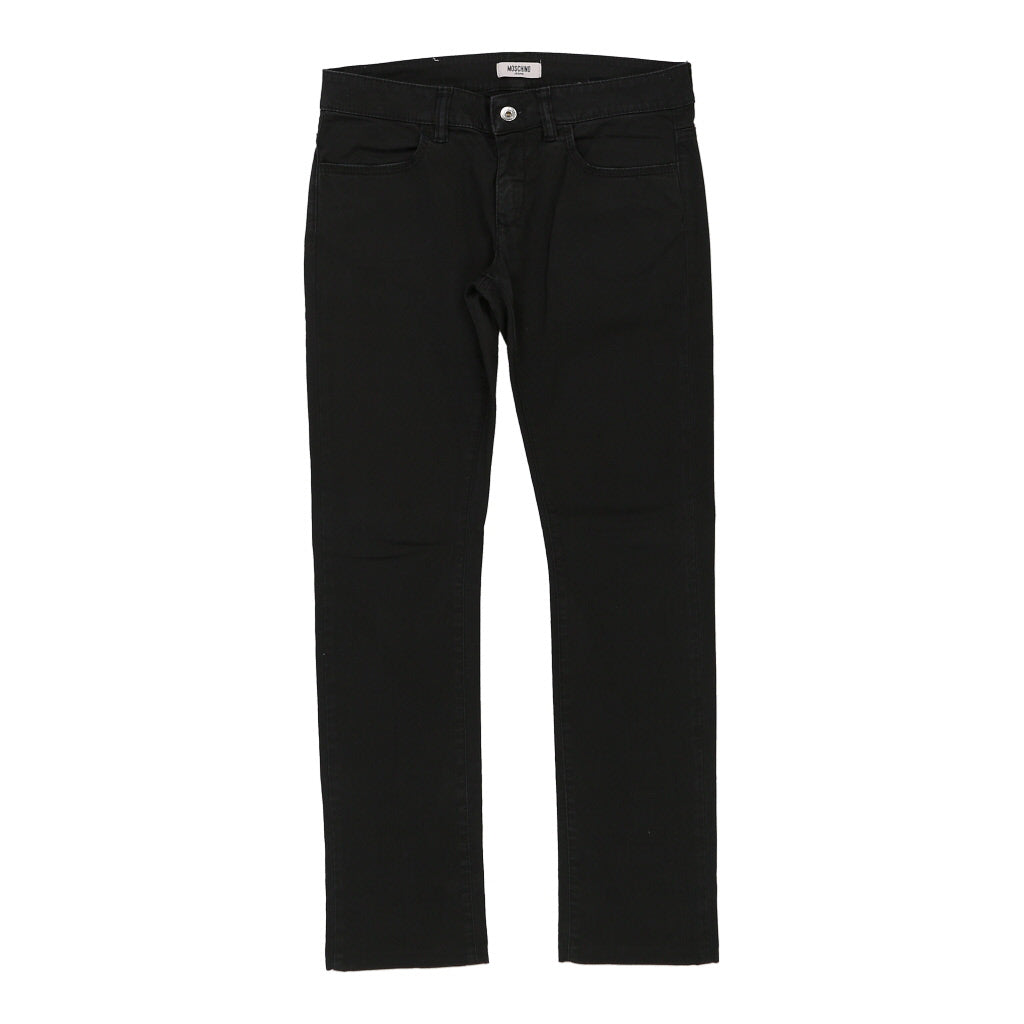 Moschino Jeans - 31W UK 10 Black Cotton | Size: UK 10 Refurbished - N/A (Preloved Designer is not a specific brand, it refurbished available on Cerqular