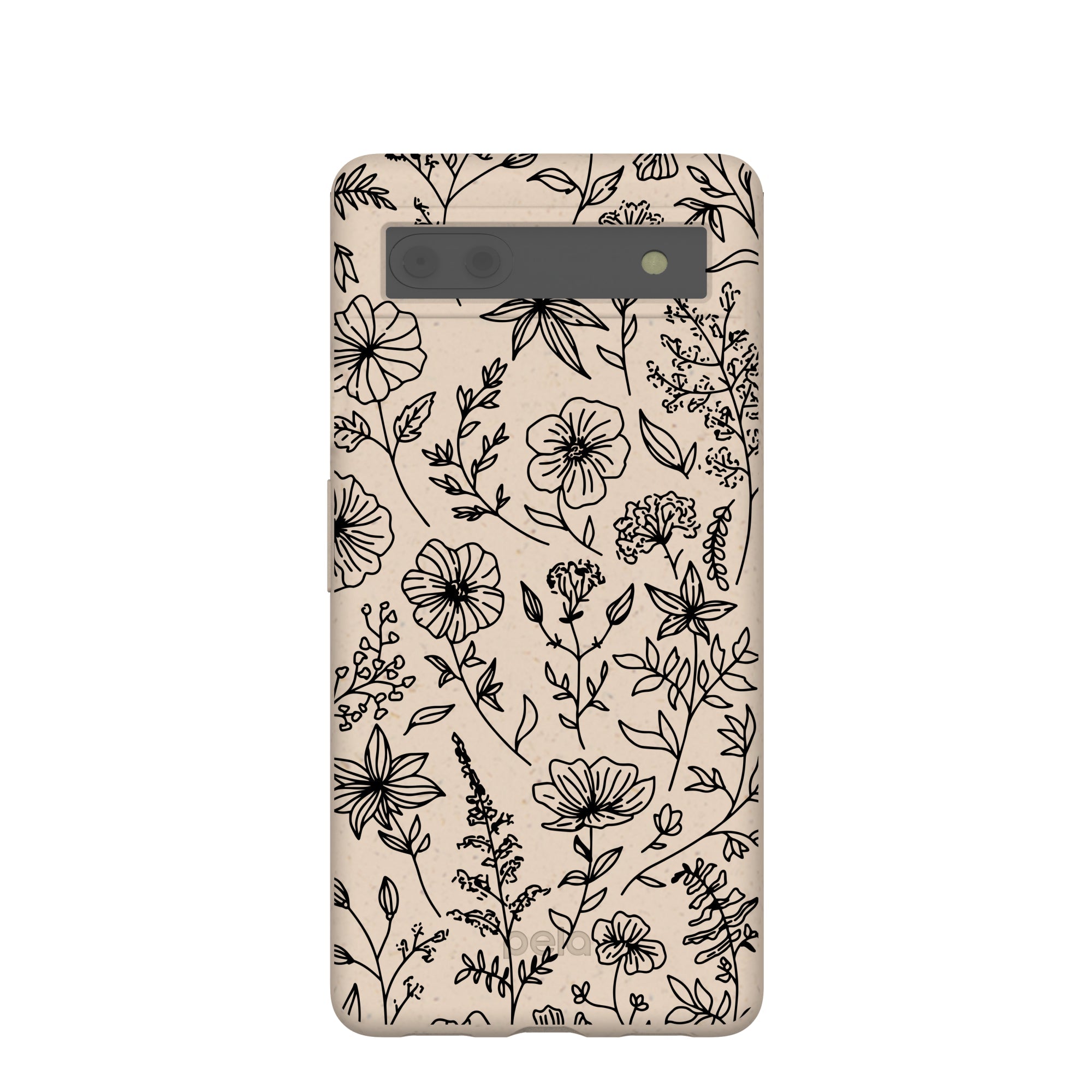 Seashell Wild Flower Google Pixel 6a Case Refurbished - Pela Case refurbished available on Cerqular