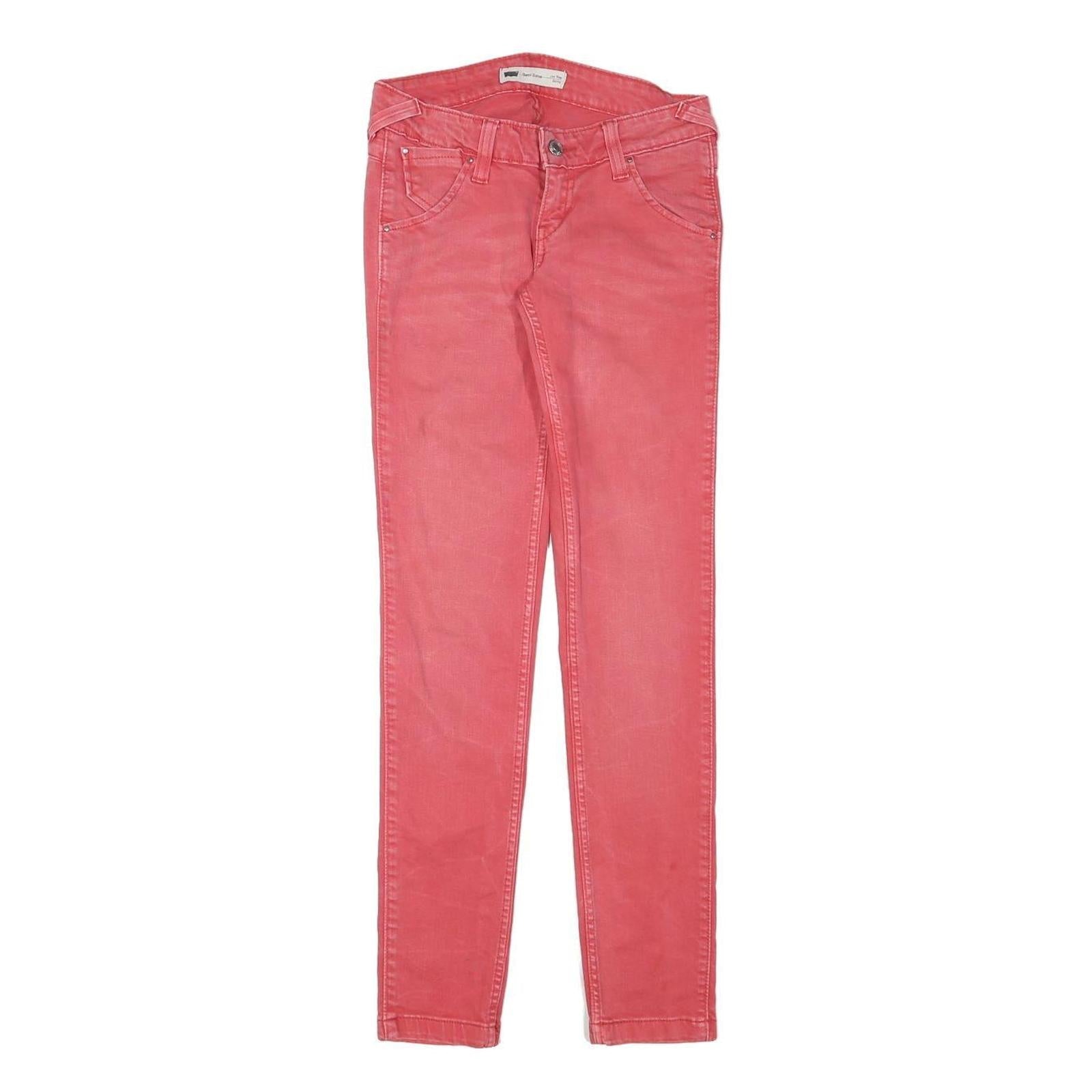 Buy LEVI'S Womens Slim Pink Denim Slim Jeans W26 L29 Stylish Comfortable Casual Refurbished - $36.39 LEVI'S Womens Slim Pink Denim Slim Jeans W26 L29 Stylish Comfortable Casual Refurbished - N/A refurbished available on Cerqular