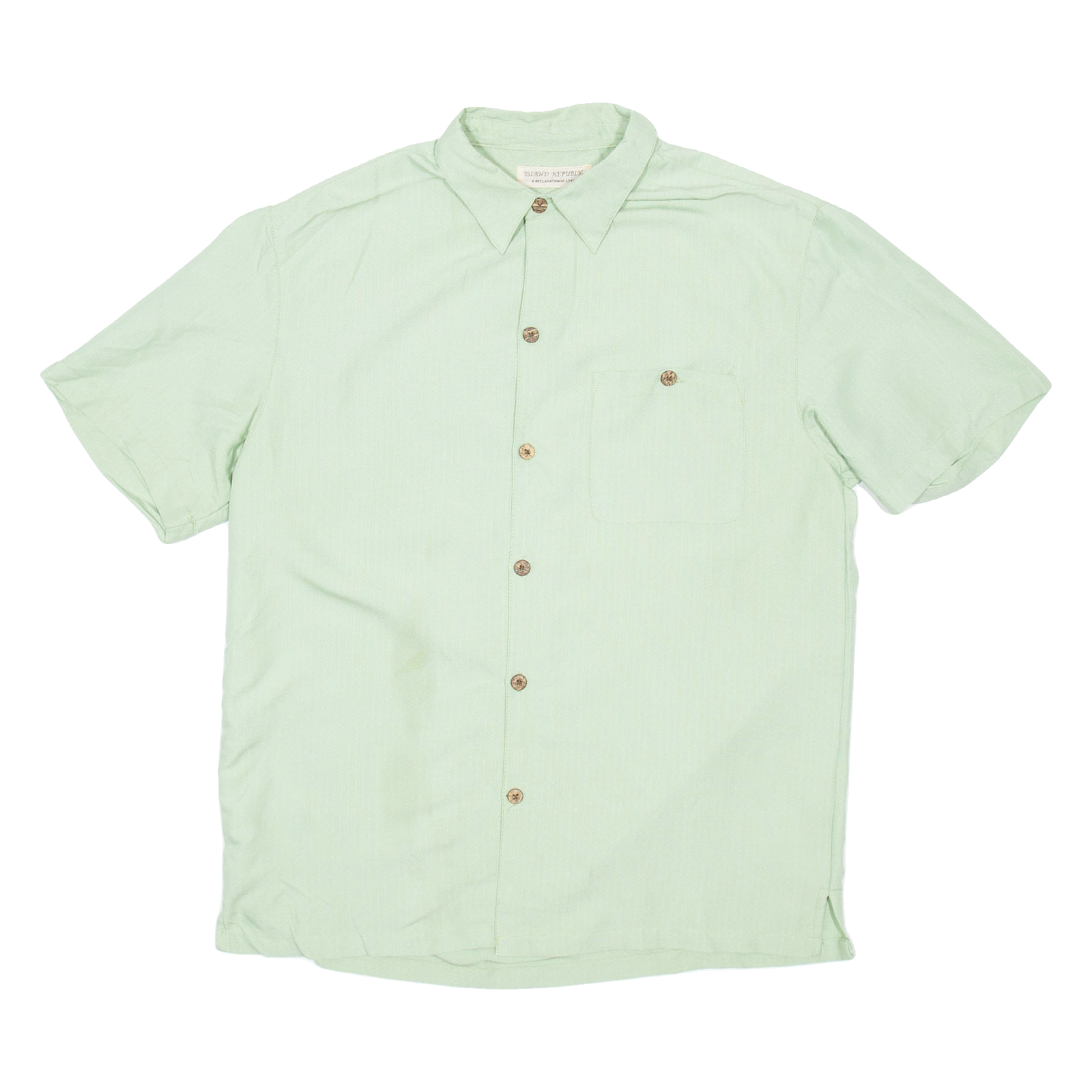 Buy ISLAND REPUBLIC Mens Plain Shirt Green M Refurbished - $10.91 ISLAND REPUBLIC Mens Plain Shirt Green M Refurbished - N/A refurbished available on Cerqular