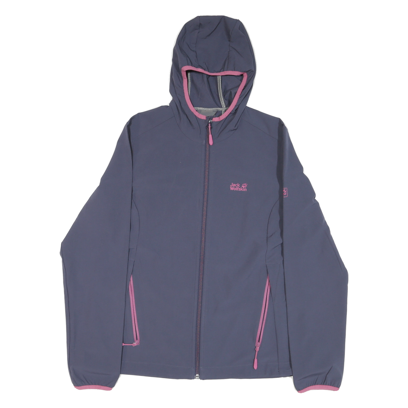 Buy JACK WOLFSKIN Womens Blue & Pink Outdoor Jacket L Polyester Blend Hooded Zip Refurbished - $58.49 JACK WOLFSKIN Womens Blue & Pink Outdoor Jacket L Polyester Blend Hooded Zip Refurbished - N/A refurbished available on Cerqular