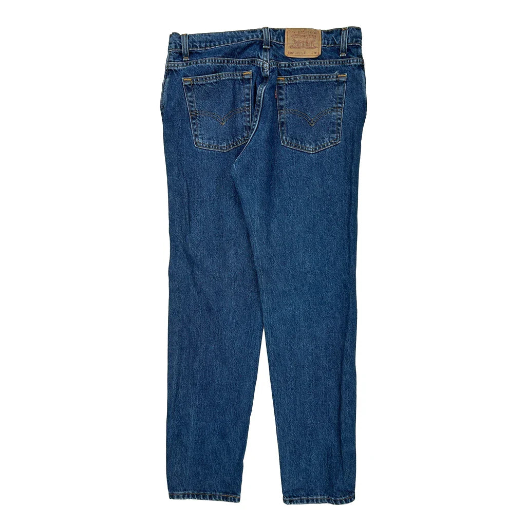 Levis Jeans - 34W 30L Blue Denim Refurbished - Thrifted (note: this is a term often used to describe second- refurbished available on Cerqular