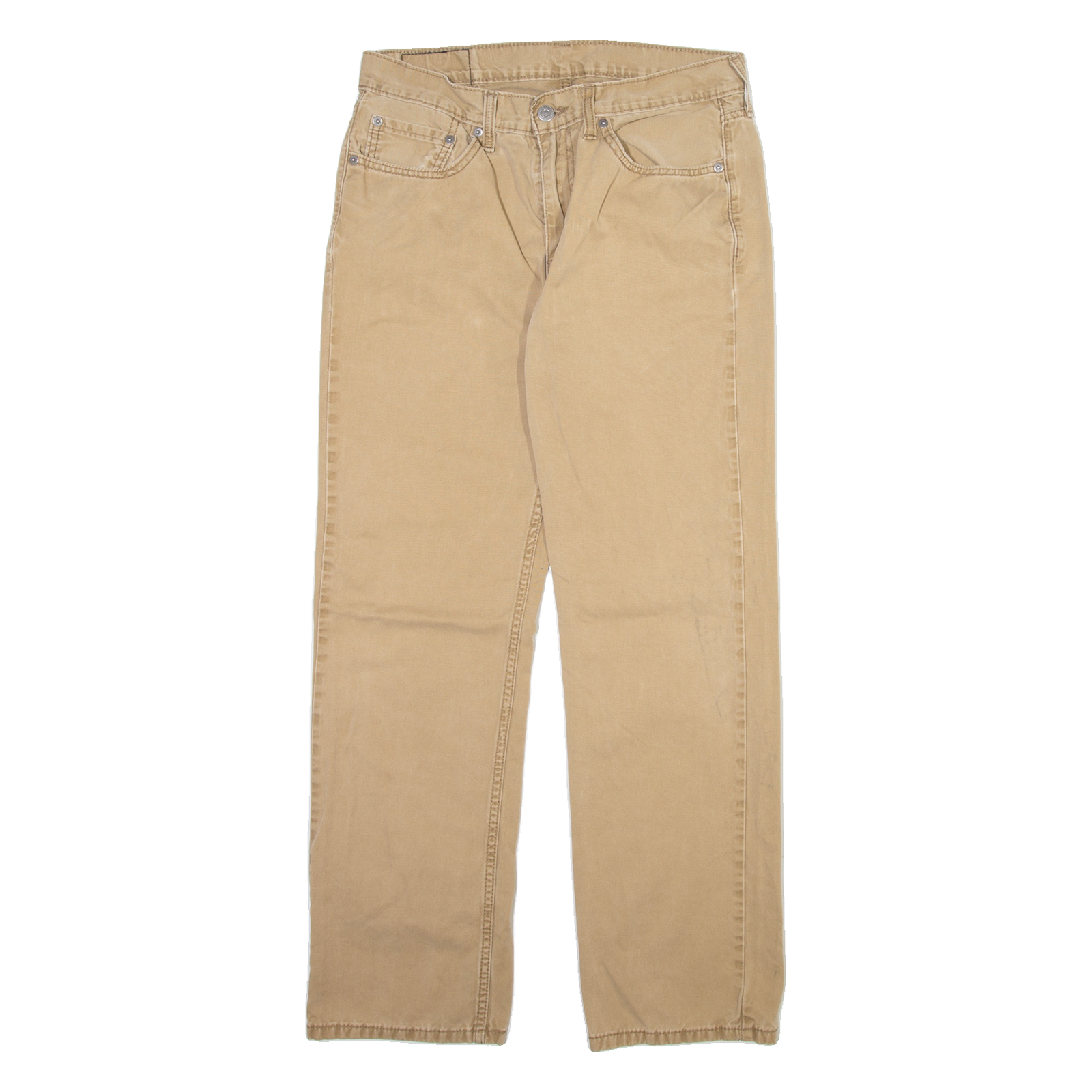 LEVI'S 514 Mens Trousers Beige Slim Straight W32 L30 Refurbished - N/A refurbished available on Cerqular