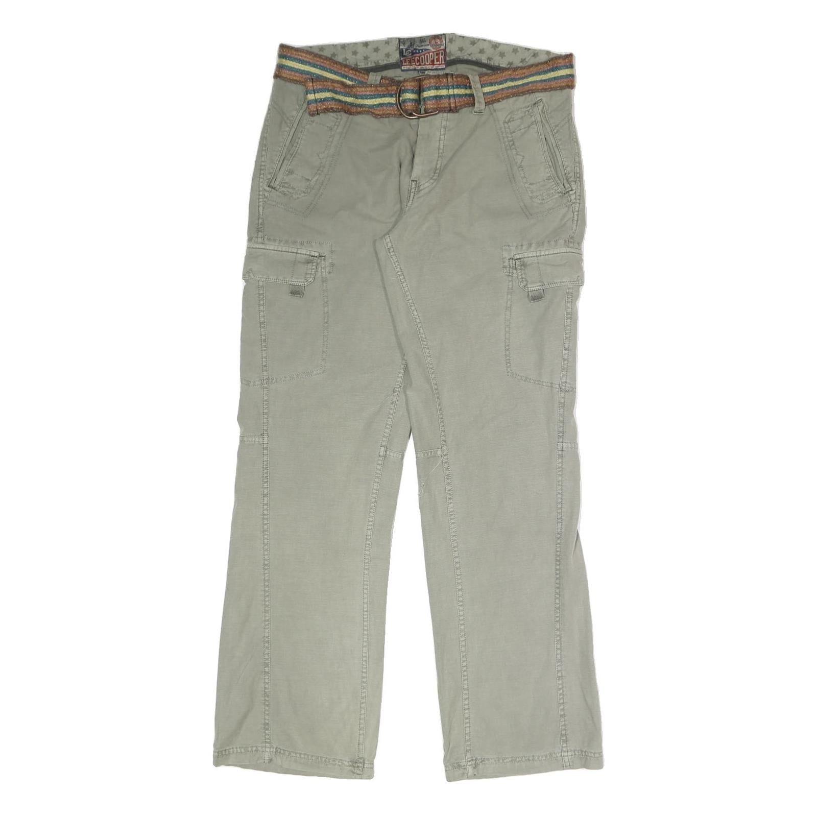 Buy LEE COOPER Mens Cotton Blend Light Green Relaxed Cargo Trousers W35 L33 Refurbished - $24.69 LEE COOPER Mens Cotton Blend Light Green Relaxed Cargo Trousers W35 L33 Refurbished - N/A refurbished available on Cerqular
