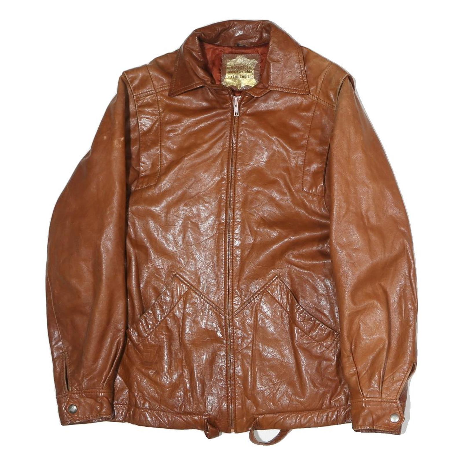Buy Womens Brown Leather Zip Jacket M Woven Genuine Soft Casual Classic Outerwear Refurbished - $46.79 Womens Brown Leather Zip Jacket M Woven Genuine Soft Casual Classic Outerwear Refurbished - N/A refurbished available on Cerqular