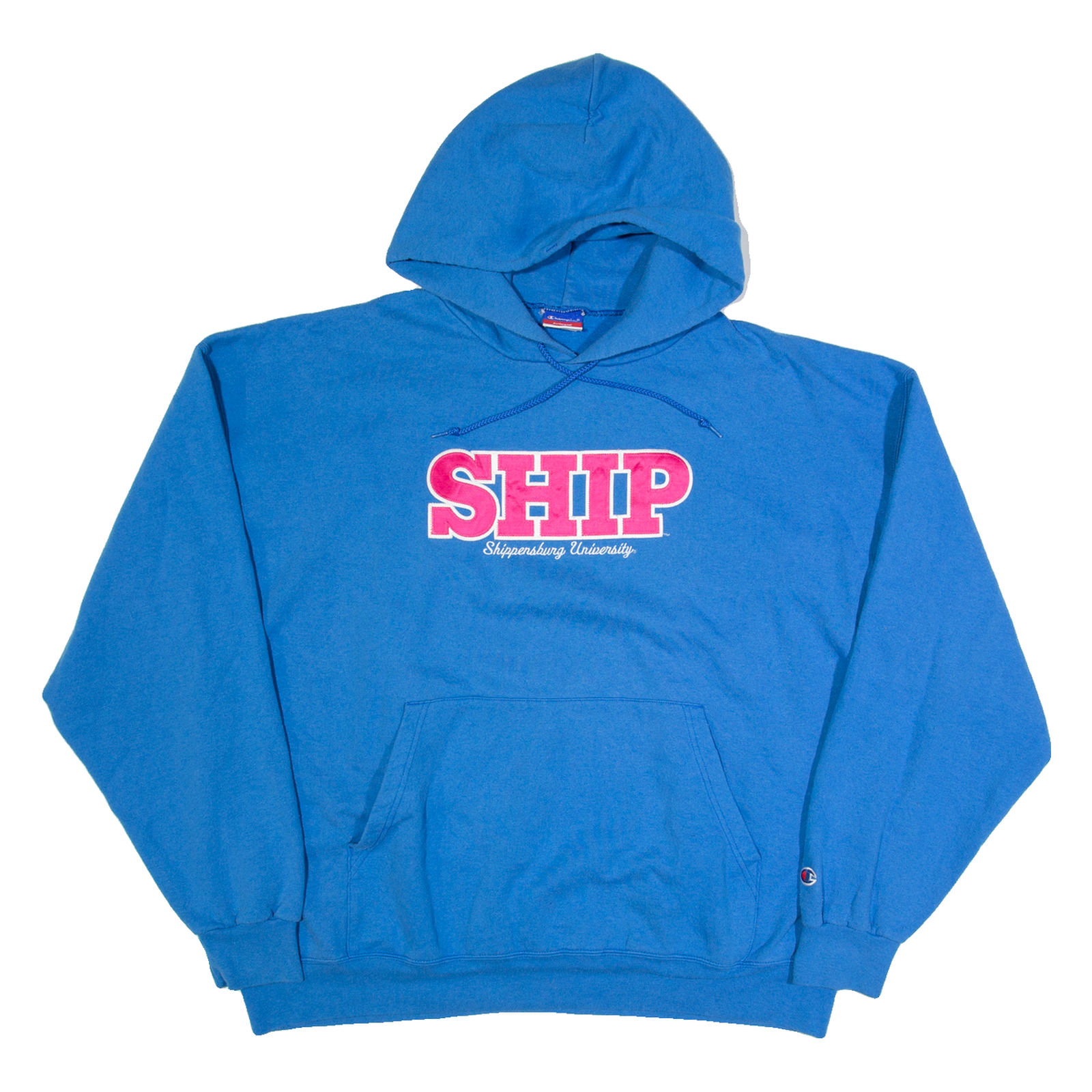 CHAMPION Shippensburg University Mens Blue Hoodie USA 2XL Refurbished - N/A refurbished available on Cerqular