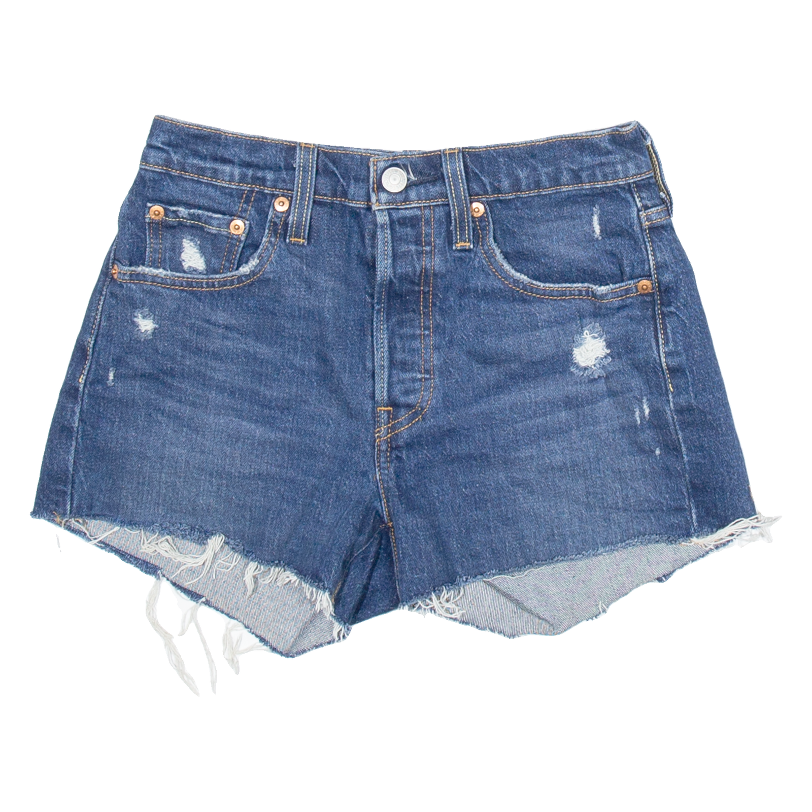 LEVI'S 501 Womens Denim Shorts Blue 2XL W24 Refurbished - N/A refurbished available on Cerqular