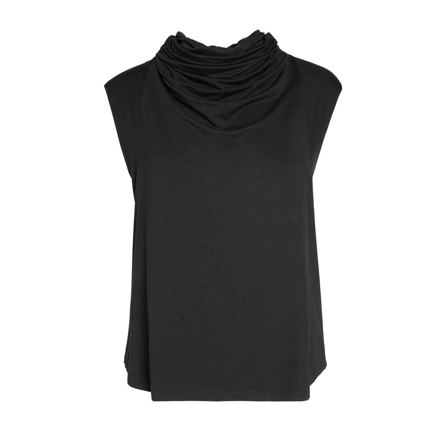 Lâcher Prise - Légèreté Black Cowl Neck Top | Size: 3 Refurbished - Lacher Prise Apparel refurbished available on Cerqular
