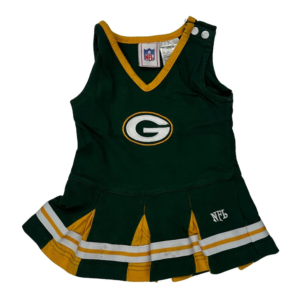 Green Bay Packers Nfl Football Dress - 3XS Green Cotton Refurbished - Thrifted (note: this is a term often used to describe second- refurbished available on Cerqular