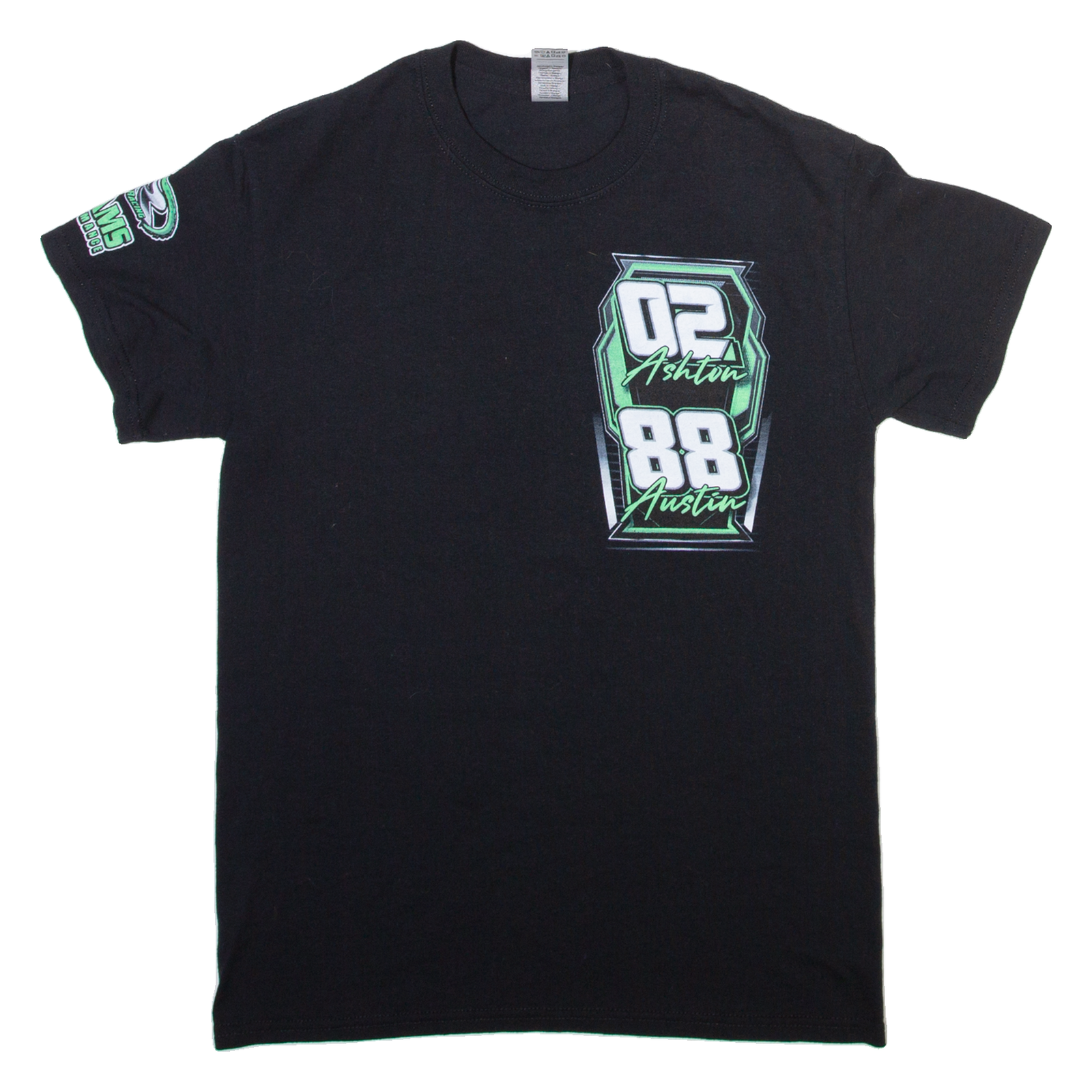 GILDAN Racing Mens T-Shirt Black S Refurbished - N/A refurbished available on Cerqular