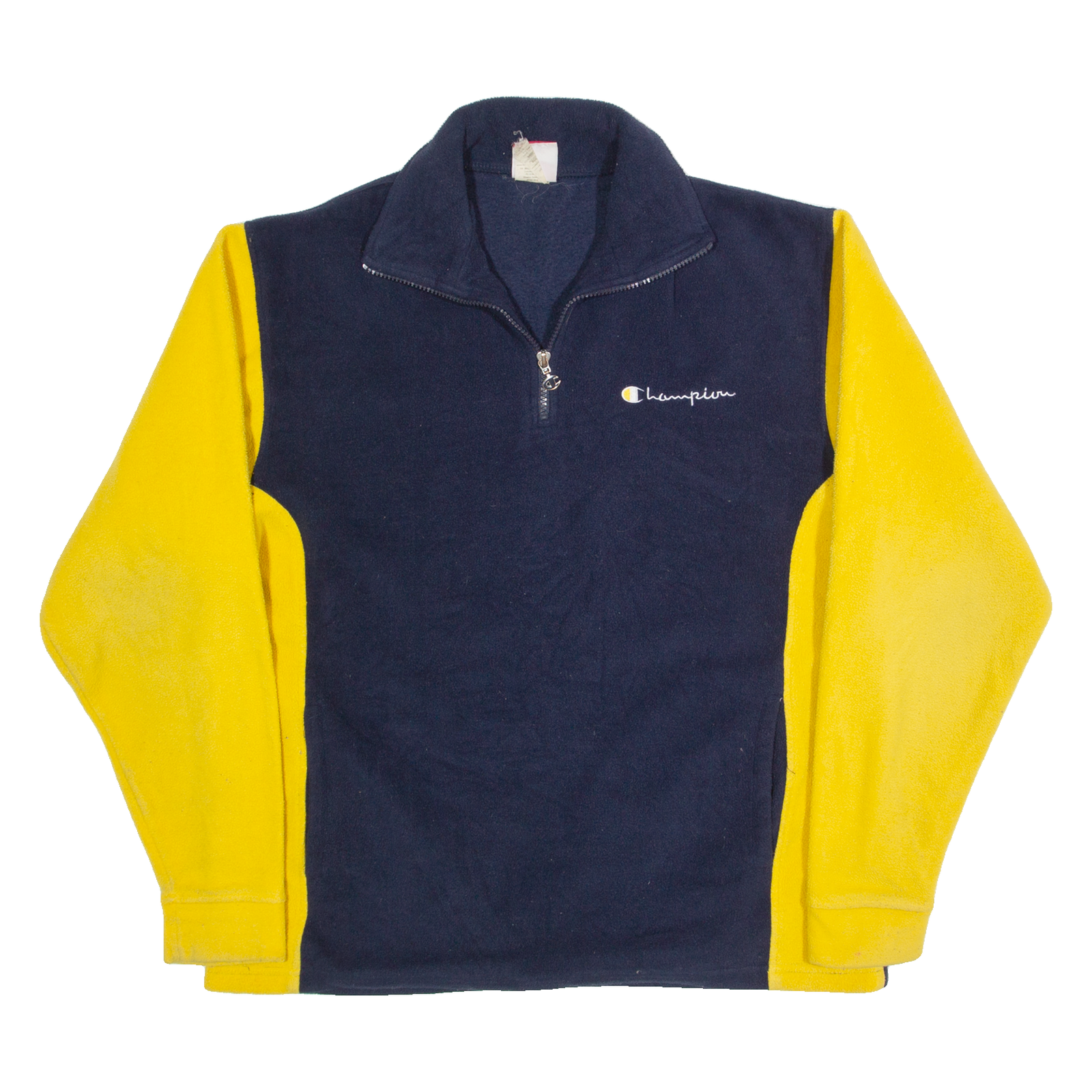 CHAMPION Mens Fleece Blue 1/4 Zip 90s S Refurbished - N/A refurbished available on Cerqular