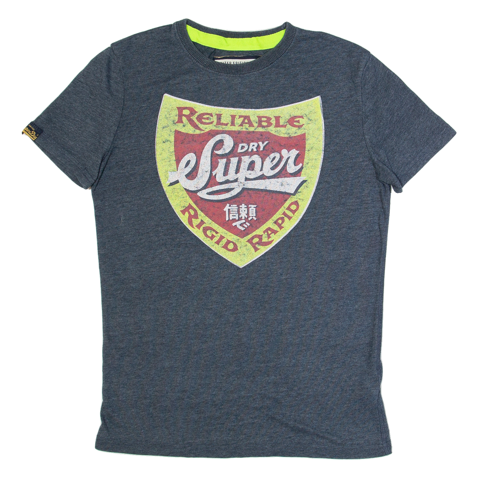 SUPERDRY Womens T-Shirt Grey S Refurbished - N/A refurbished available on Cerqular