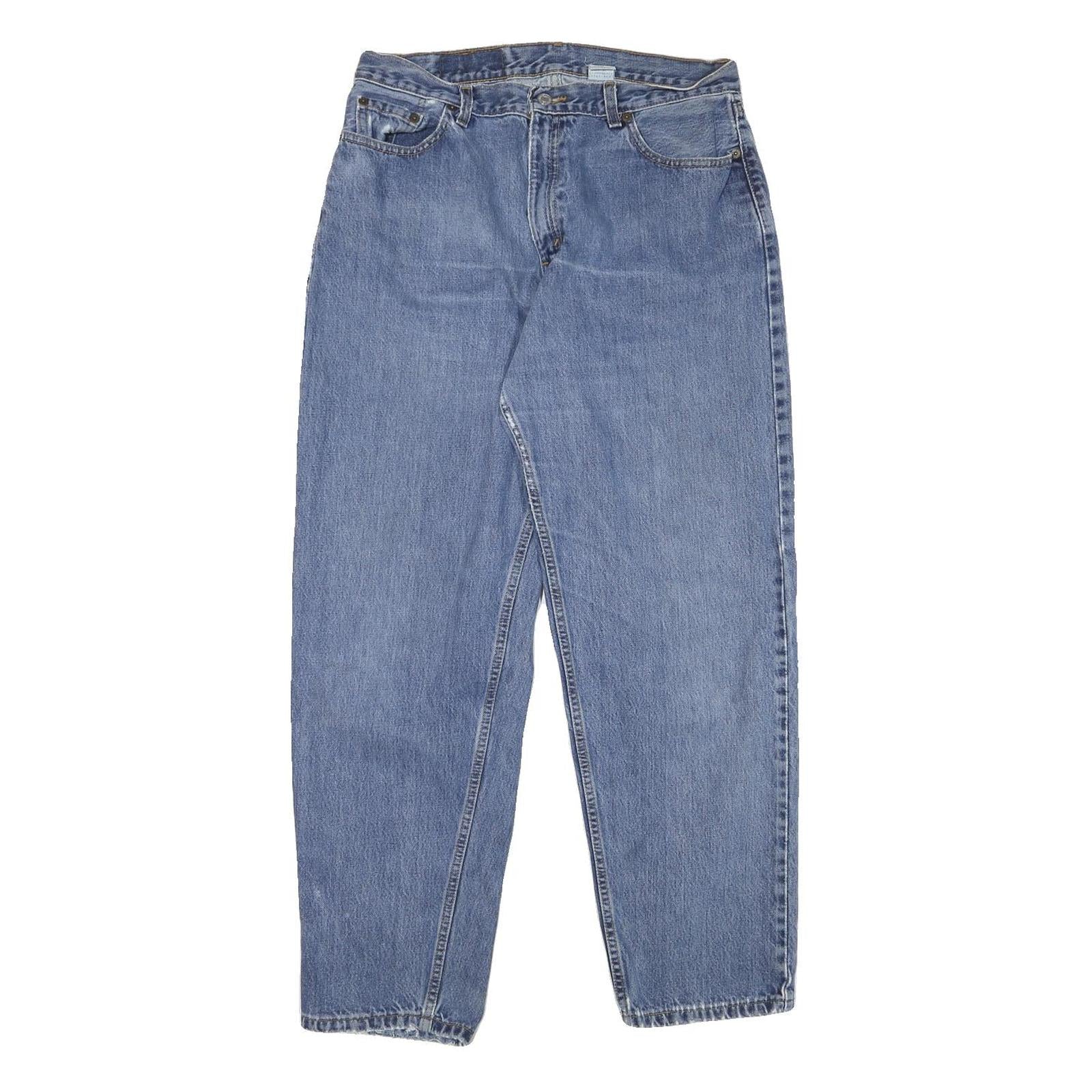 LEVI'S Womens Relaxed Blue Denim Jeans W32 L31 Classic Cotton Blend Zip Refurbished - N/A refurbished available on Cerqular