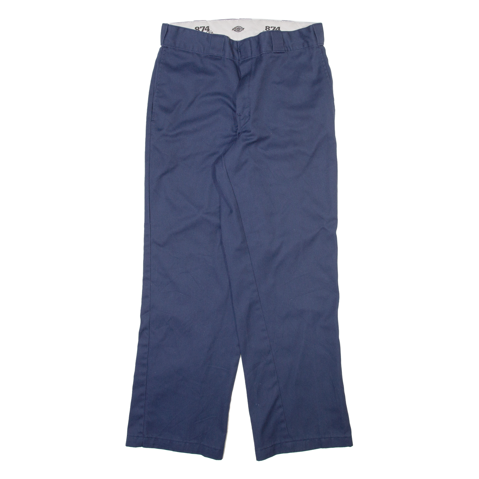 DICKIES 874 Workwear Mens Trousers Blue Regular Straight W32 L28 Refurbished - N/A refurbished available on Cerqular