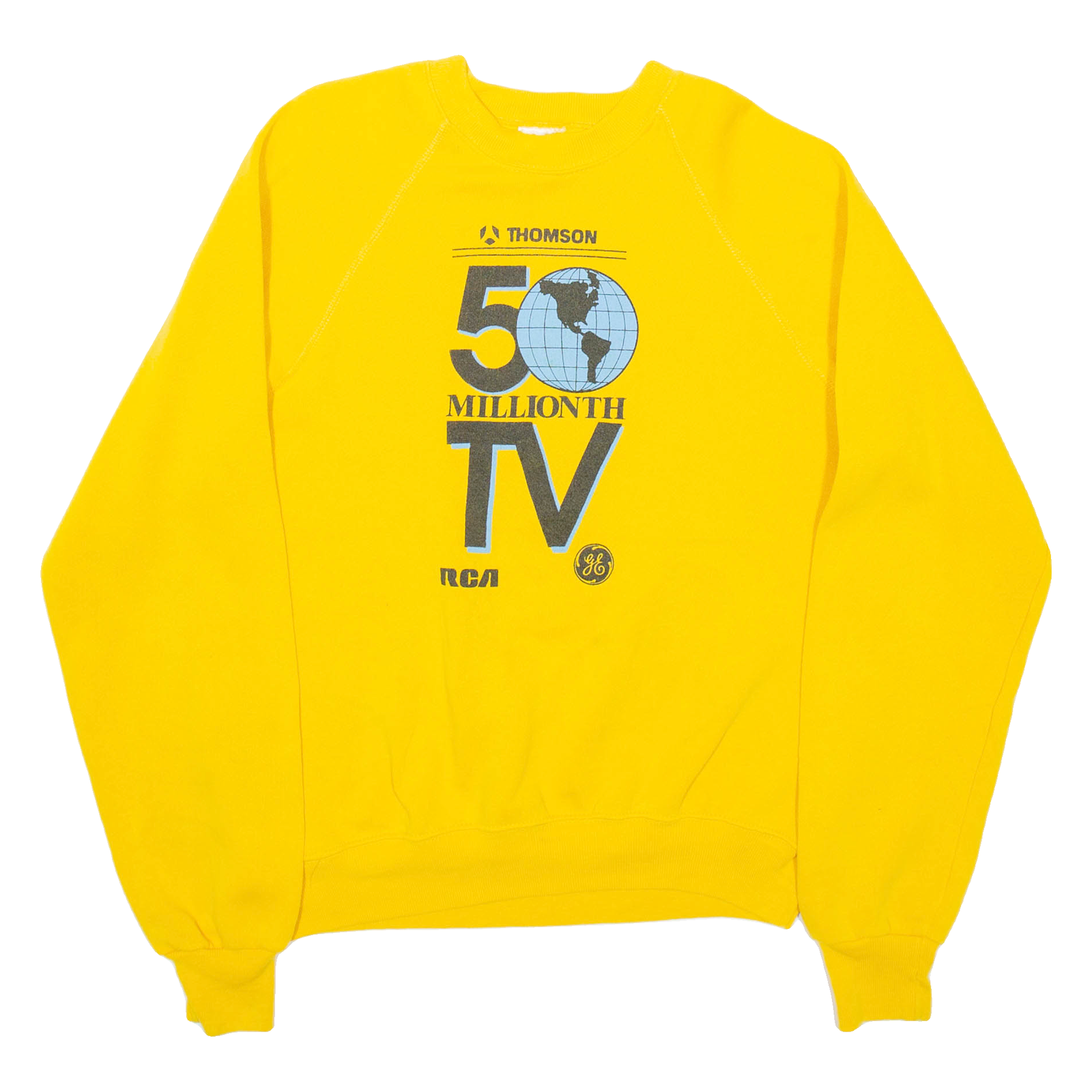 Thomson 50 Millionth Tv Mens Sweatshirt Yellow M Refurbished - N/A refurbished available on Cerqular