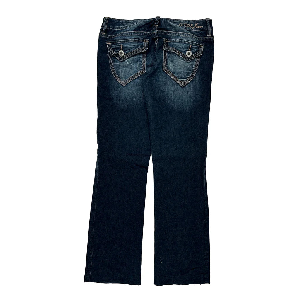 Guess Jeans - 30W UK 8 Dark Wash Cotton Refurbished - Thrifted (note: this is a term often used to describe second- refurbished available on Cerqular