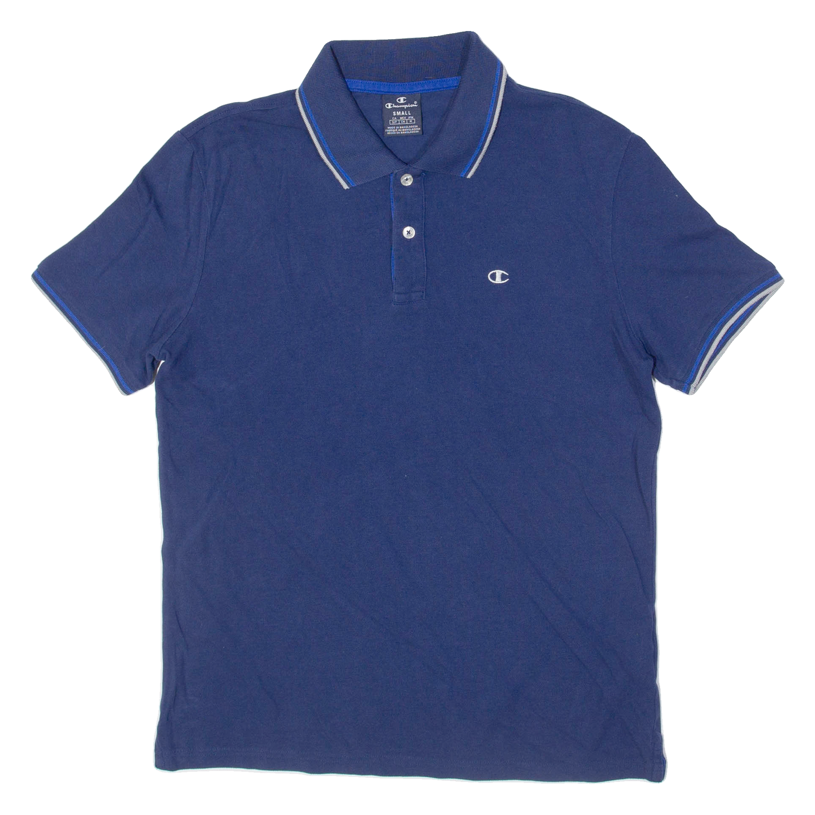 CHAMPION Mens Polo Shirt Blue S Refurbished - N/A refurbished available on Cerqular