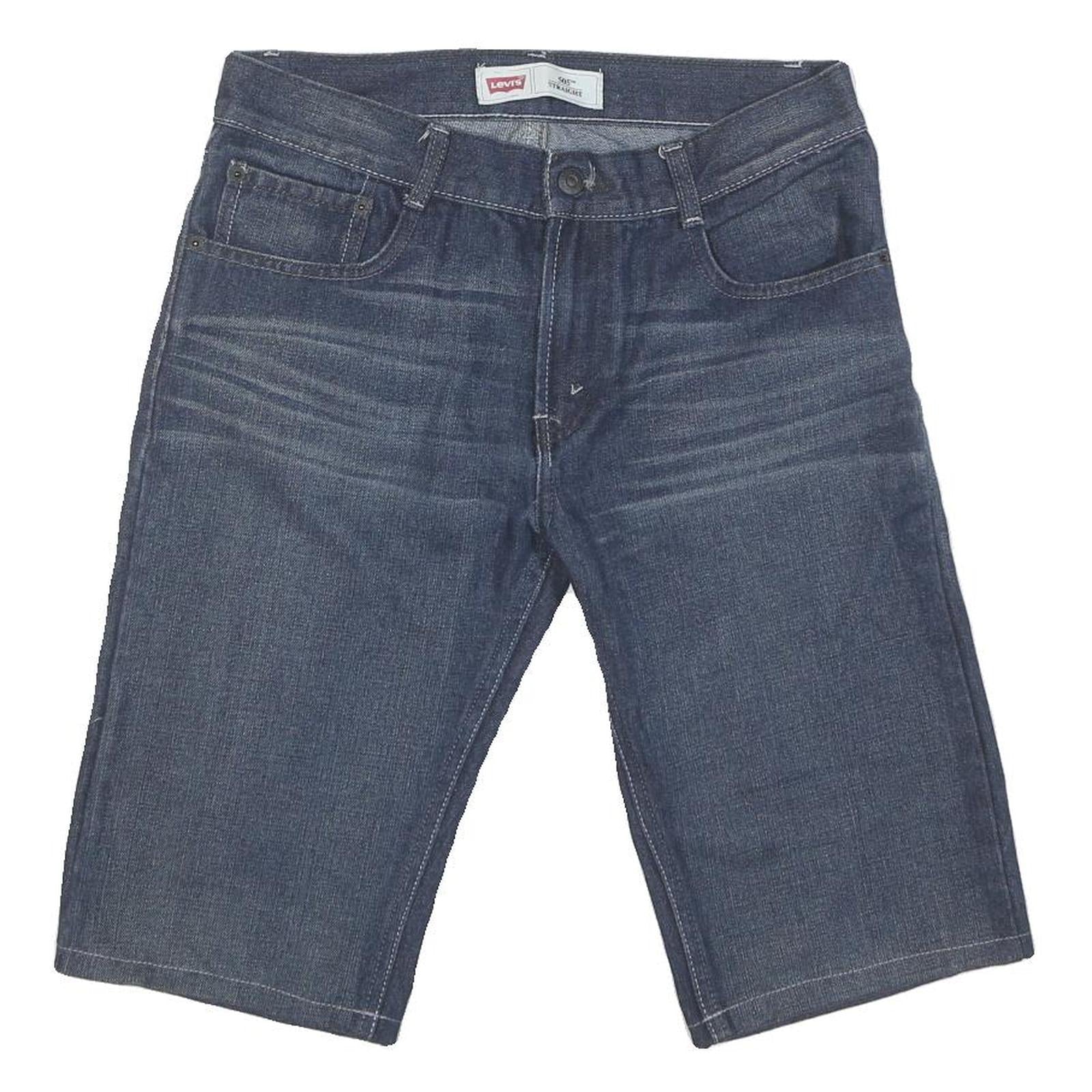 LEVI'S Womens Shorts Blue Denim L W32 505 Straight Fit Casual Style Refurbished - N/A refurbished available on Cerqular