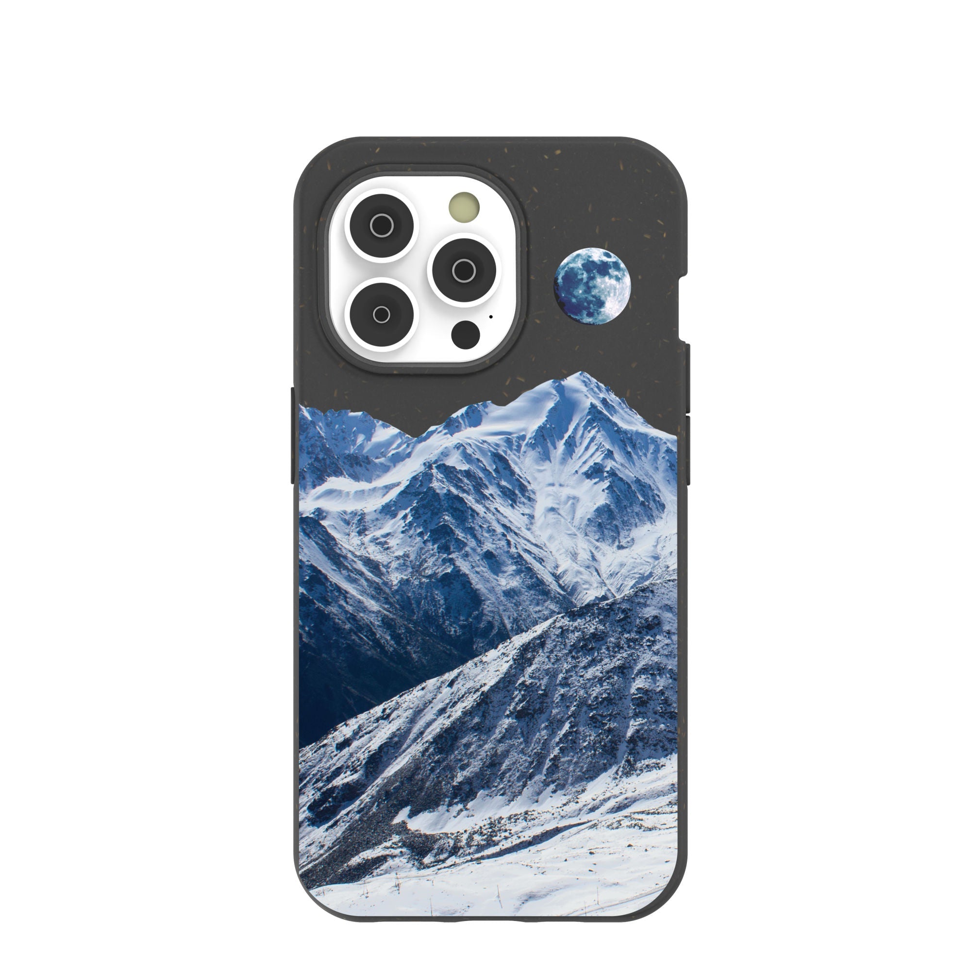 Black Night Slopes iPhone 14 Pro Case Refurbished - Pela Case refurbished available on Cerqular