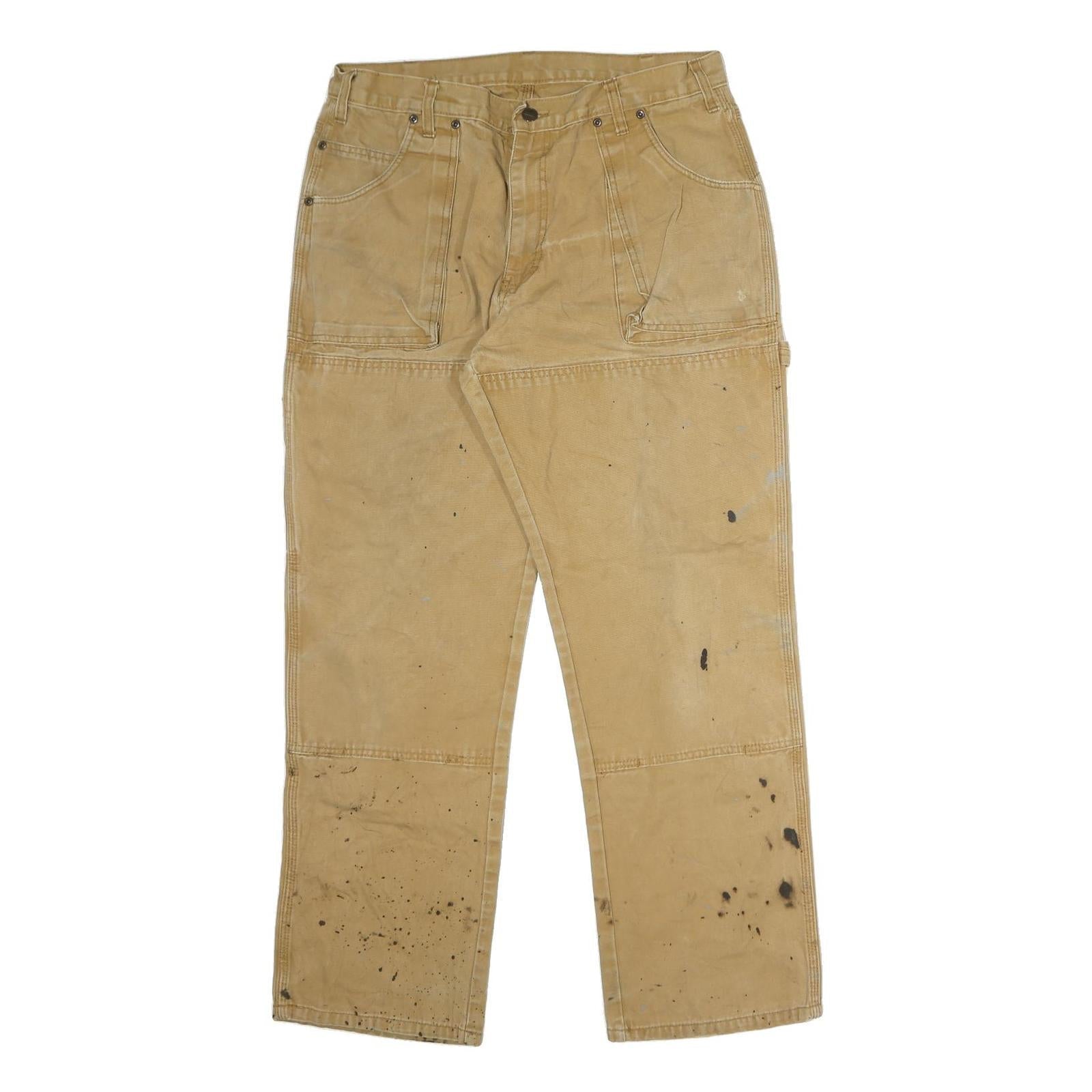 DICKIES Mens Jeans Beige Regular Straight Denim W36 L32 Workwear Utility Refurbished - N/A refurbished available on Cerqular