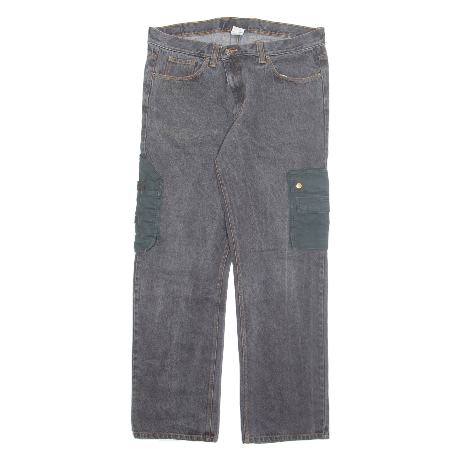JOHN BARNES Womens Jeans Grey Regular Straight W34 L32 Refurbished - N/A refurbished available on Cerqular