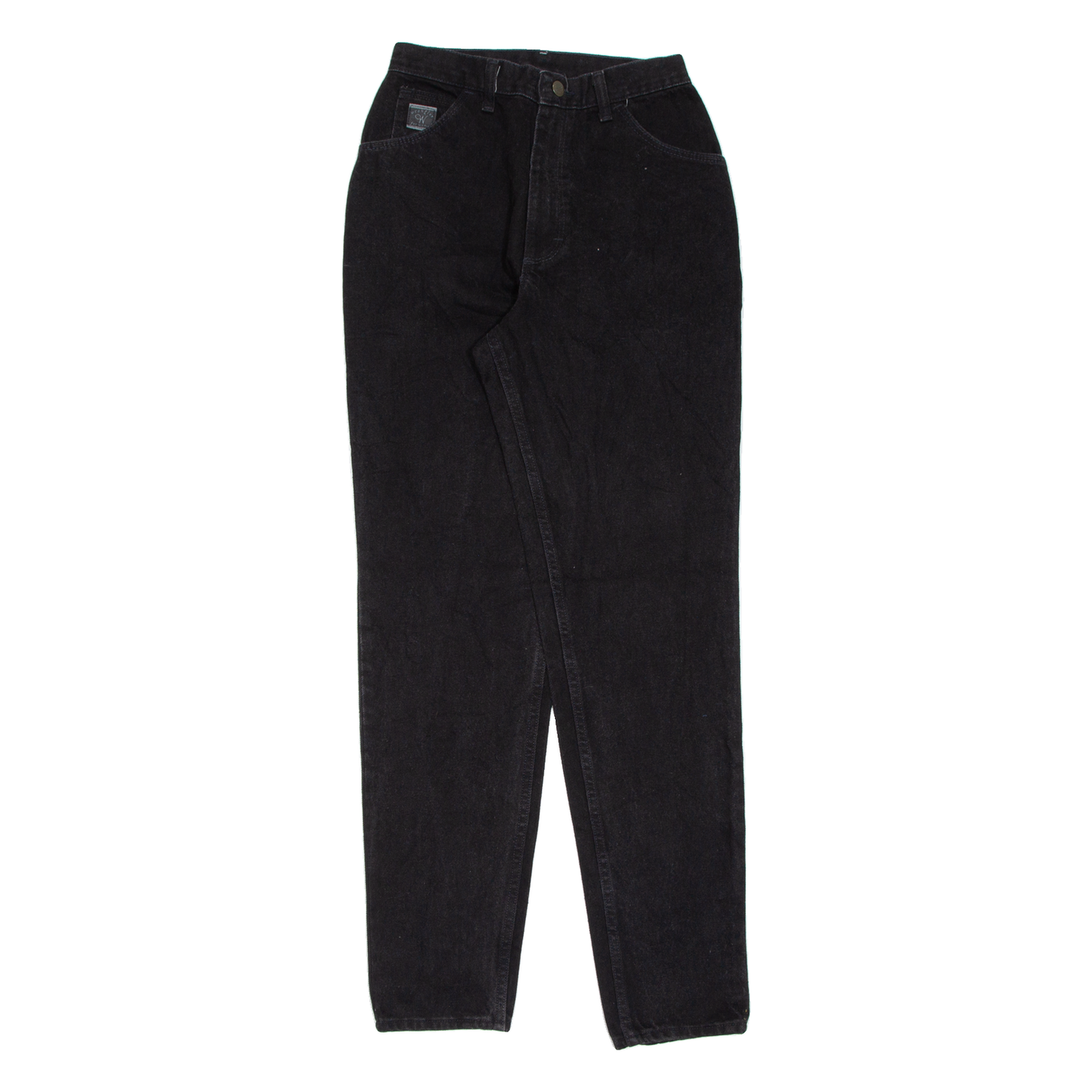 WRANGLER Womens Jeans Black Relaxed Straight W26 L32 Refurbished - N/A refurbished available on Cerqular