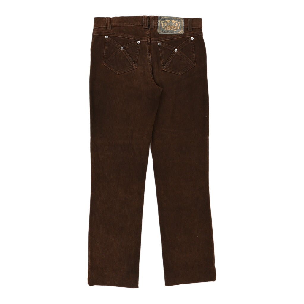 Dolce & Gabbana Jeans - 30W UK 8 Brown Cotton | Size: UK 8 Refurbished - N/A (Preloved Designer is not a specific brand, it refurbished available on Cerqular
