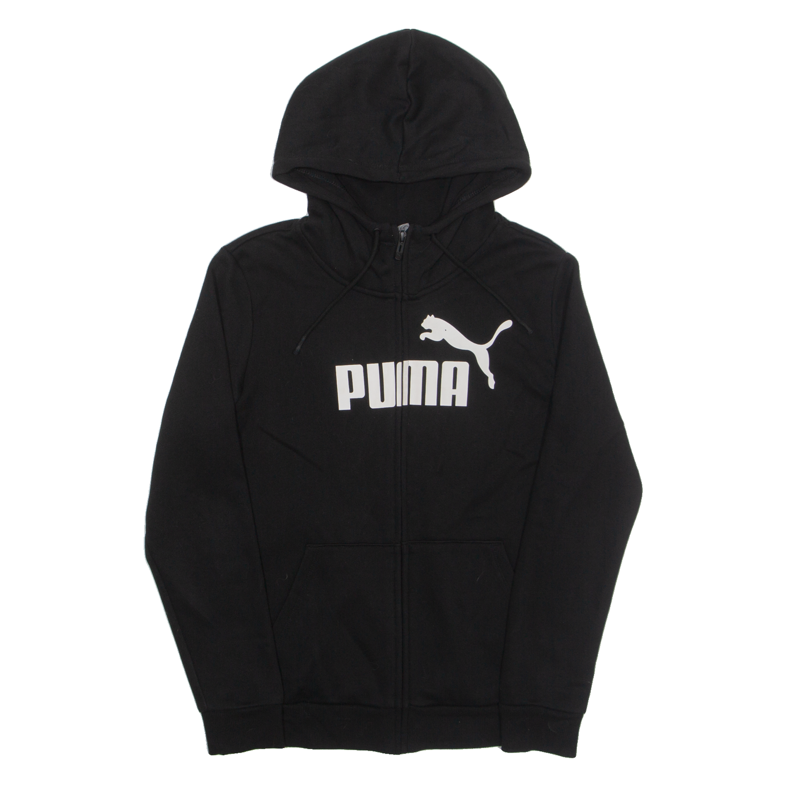 PUMA Mens Black Hoodie Full Zip S Refurbished - N/A refurbished available on Cerqular
