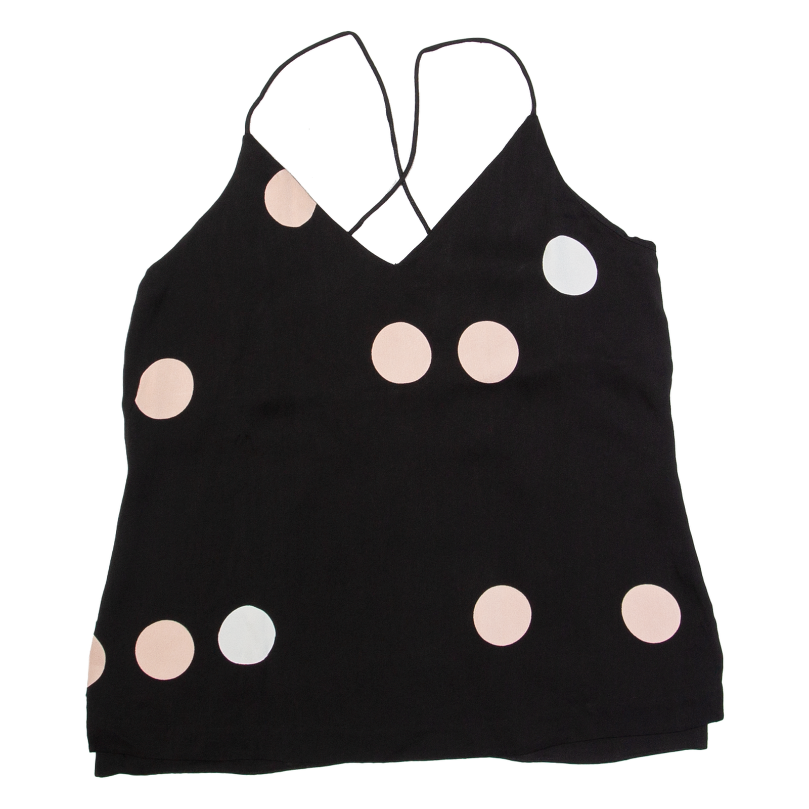 Buy JIGSAW Womens Camisole Vest Black V-Neck Sleeveless Polka Dot UK 12 Refurbished - $28.59 JIGSAW Womens Camisole Vest Black V-Neck Sleeveless Polka Dot UK 12 Refurbished - N/A refurbished available on Cerqular