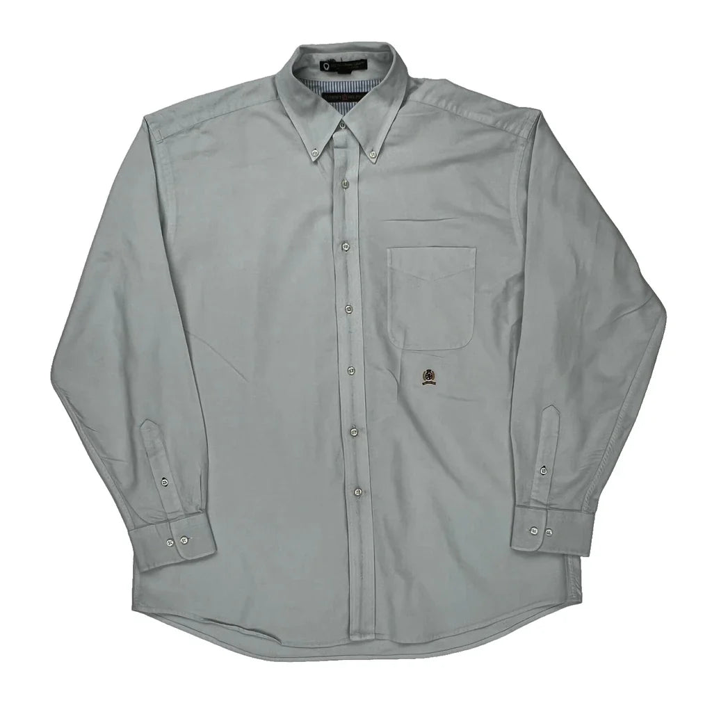Buy Tommy Hilfiger Shirt - Medium White Cotton Refurbished - $44.21 Tommy Hilfiger Shirt - Medium White Cotton Refurbished - Thrifted (note: this is a term often used to describe second- refurbished available on Cerqular