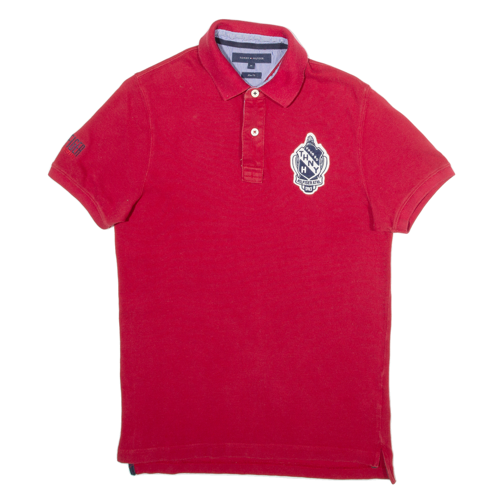 TOMMY HILFIGER Slim Fit Mens Polo Shirt Red M Refurbished - N/A refurbished available on Cerqular