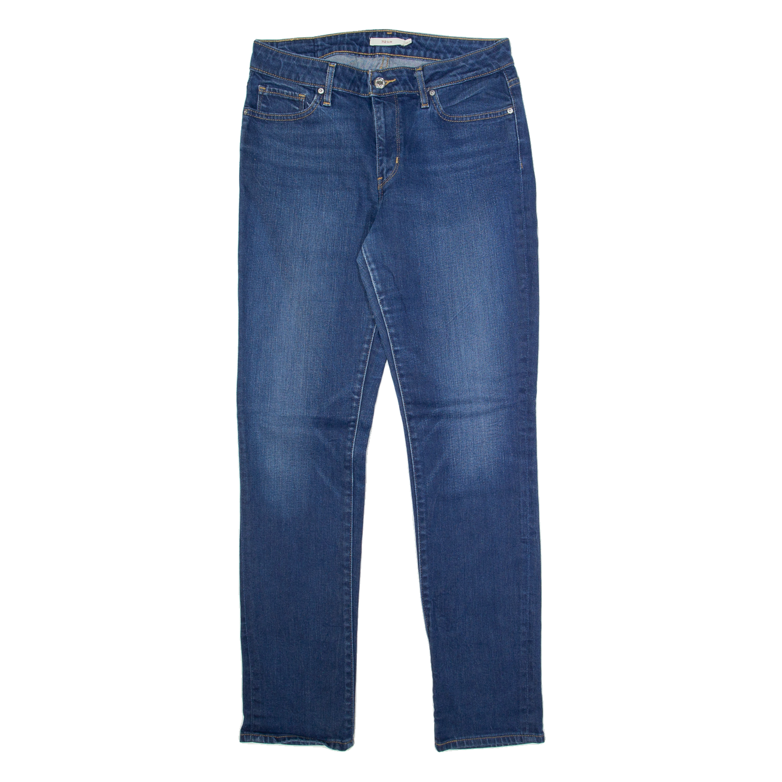 LEVI'S 721 Womens Jeans Blue Slim Tapered Stone Wash W29 L32 Refurbished - N/A refurbished available on Cerqular