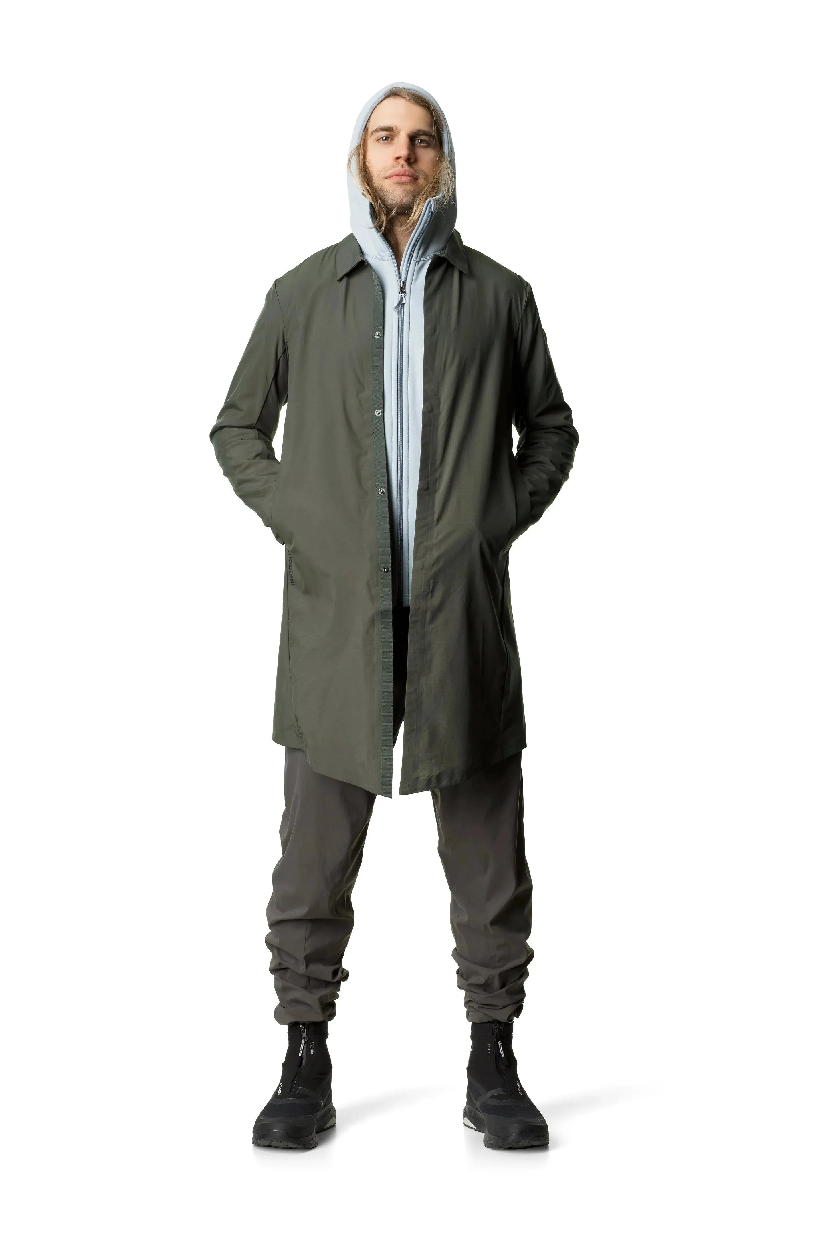 Buy M's Nomad Parka | Color: baremark green | Size: M Refurbished - $300.00 M's Nomad Parka | Color: baremark green | Size: M Refurbished - Houdini Sportswear refurbished available on Cerqular