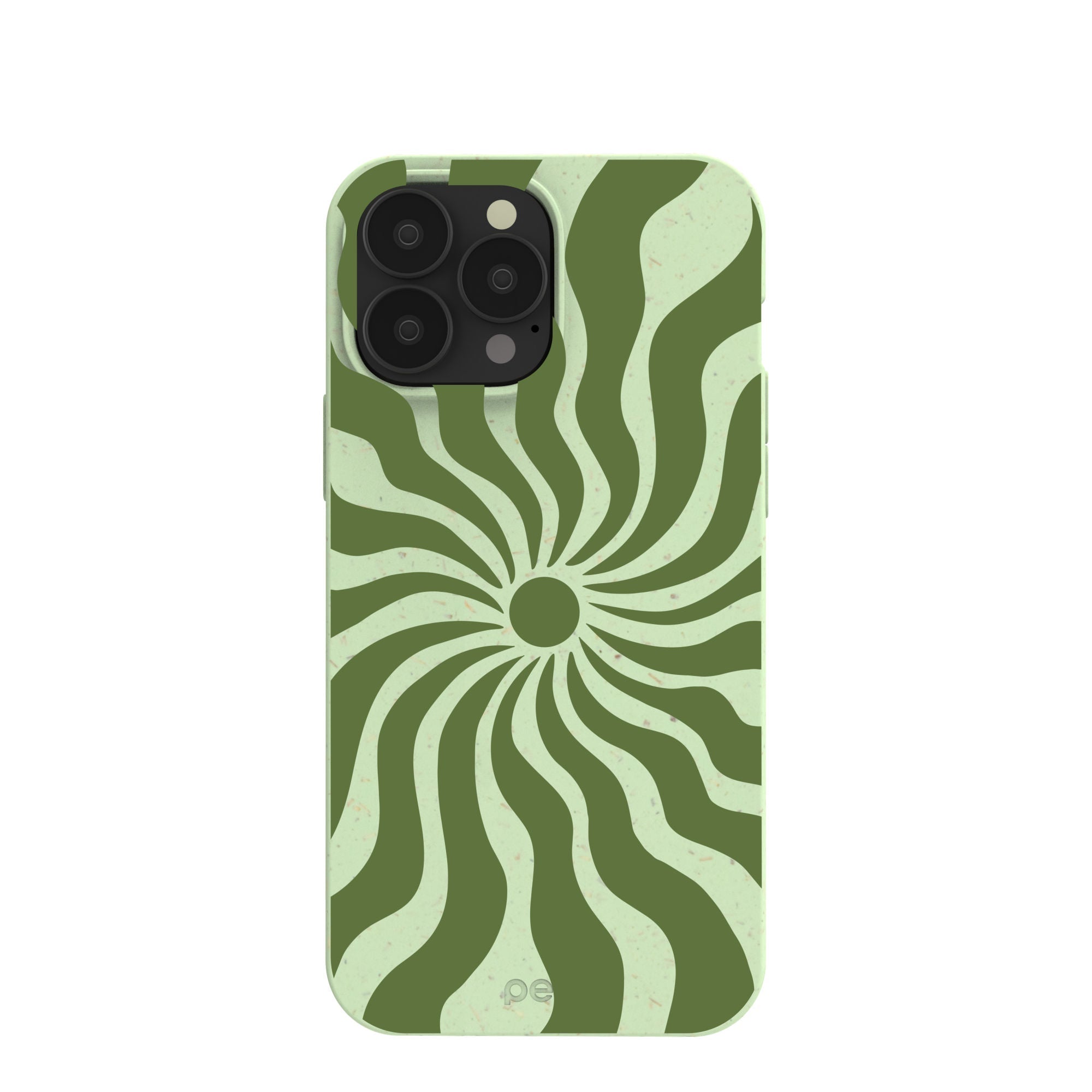 Sage Green Watermelon Time Warp iPhone 13 Pro Max Case Refurbished - Pela Case refurbished available on Cerqular
