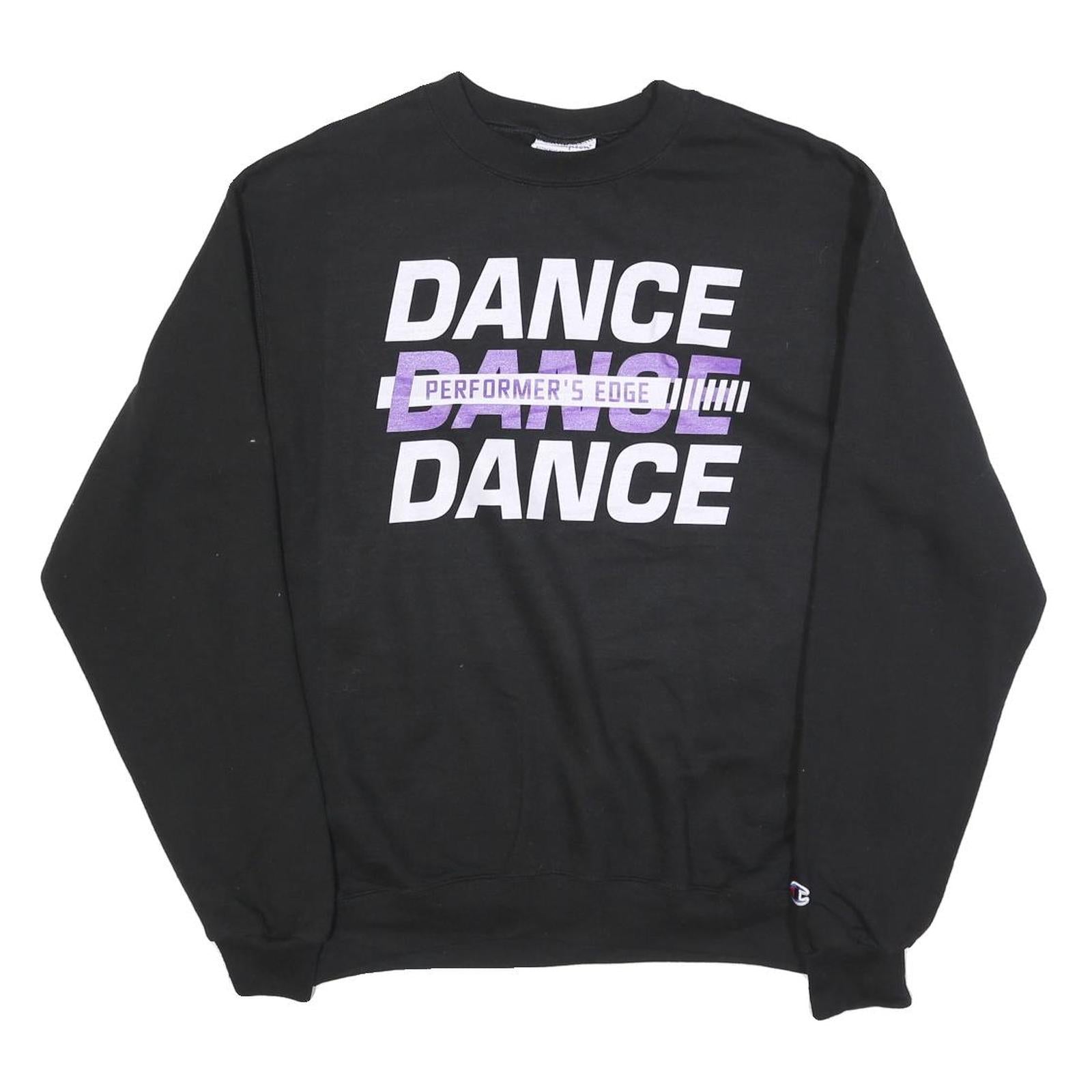 Buy CHAMPION Mens Black Dance Crew Neck M Sweatshirt Performer’s Edge Graphic Refurbished - $33.79 CHAMPION Mens Black Dance Crew Neck M Sweatshirt Performer’s Edge Graphic Refurbished - N/A refurbished available on Cerqular