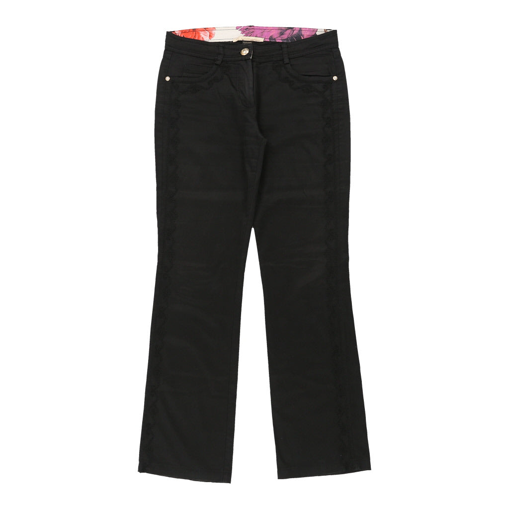 Cavalli Class Jeans - 32W UK 12 Black Cotton | Size: UK 12 Refurbished - N/A (Preloved Designer is not a specific brand, it refurbished available on Cerqular